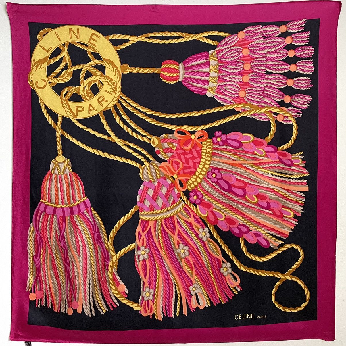 Celine × Designer × Vintage Vintage Celine Silk Scarves Size ONE SIZE - 2 Thumbnail