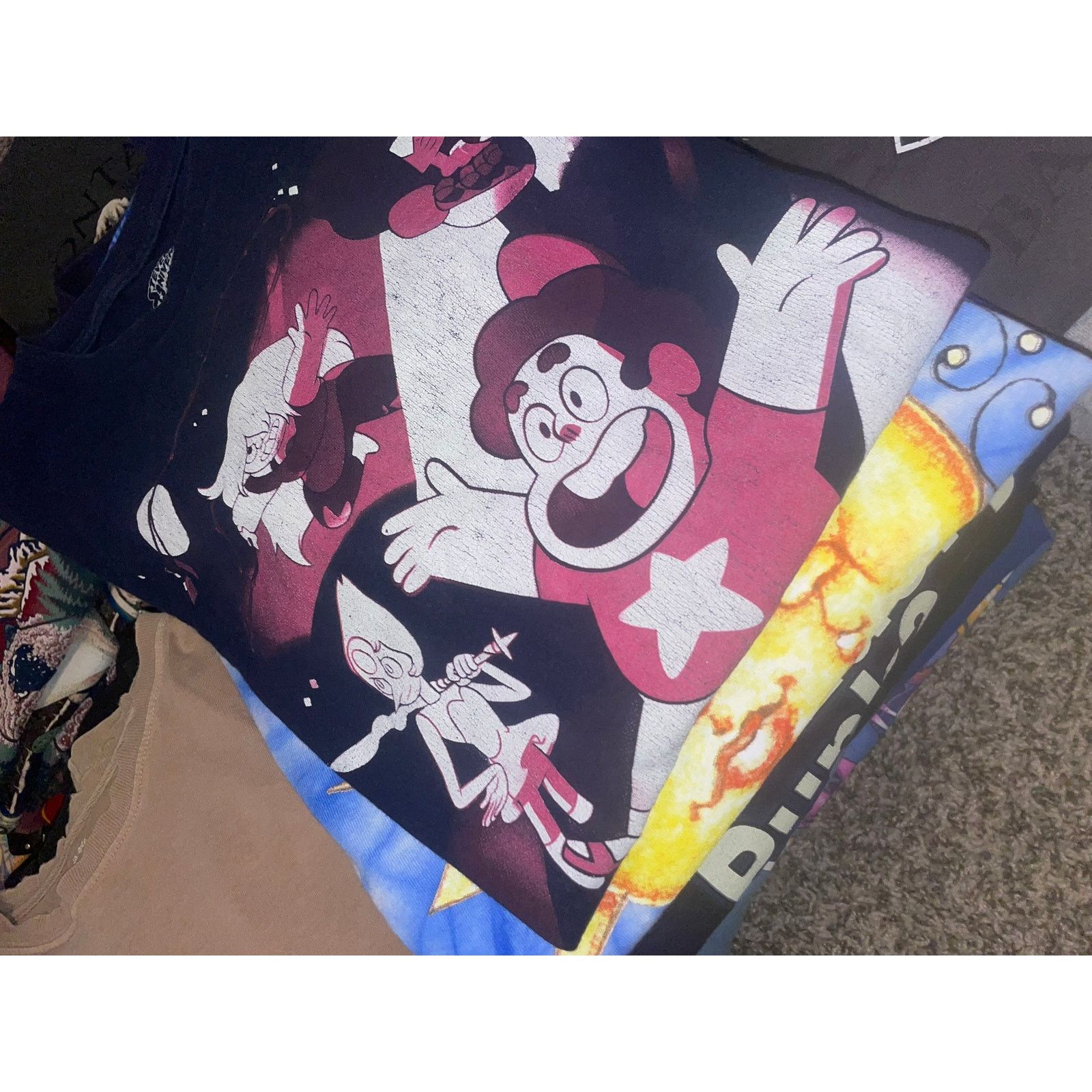 Cartoon Network Cartoon Network Steven Universe Shirt Blue Graphic Tee 2016 Size US M / EU 48-50 / 2 - 9 Thumbnail