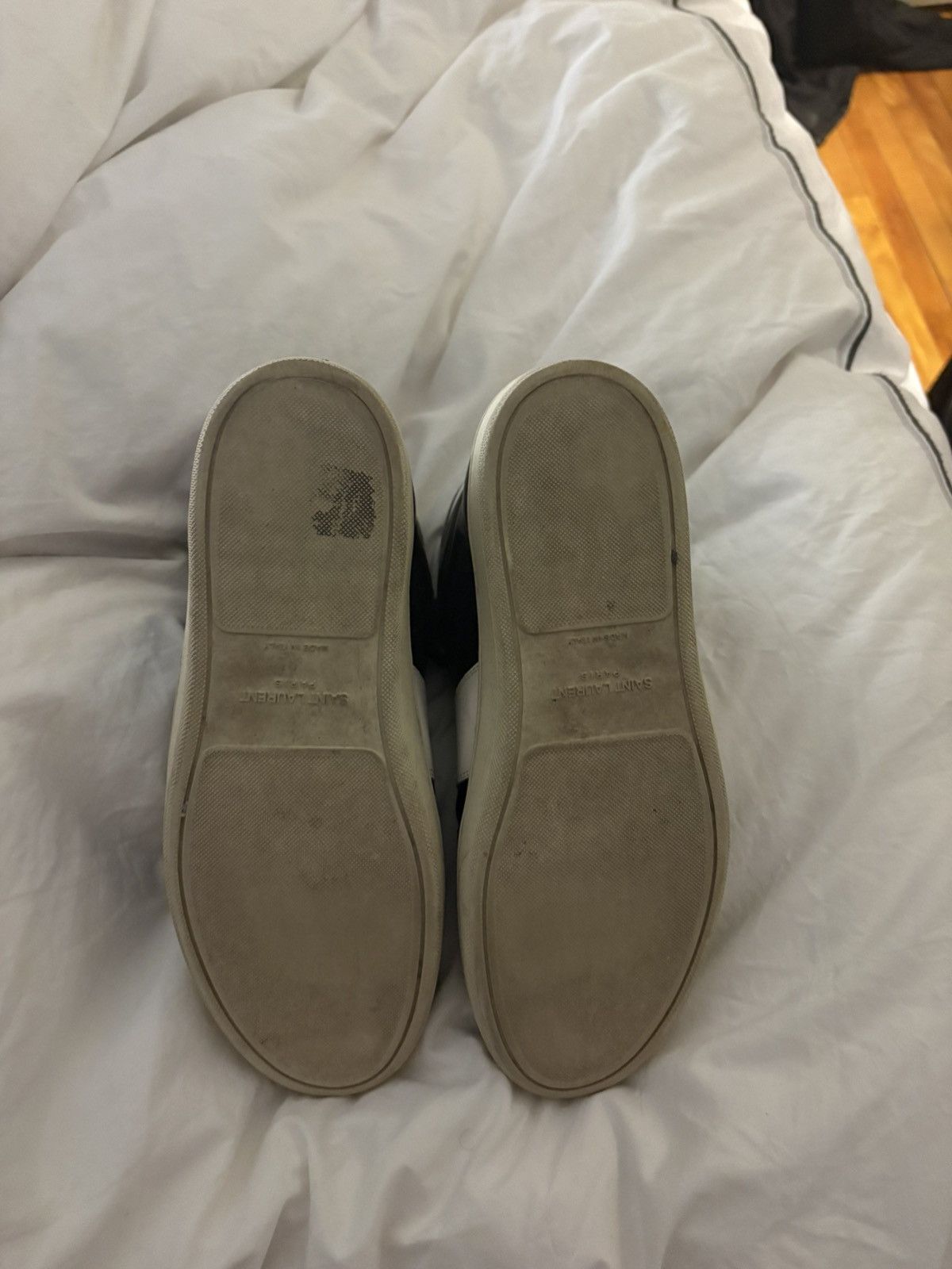 Saint Laurent Paris Saint Laurent Paris SL 10 black leather sneakers Size US 9 / EU 42 - 12 Thumbnail
