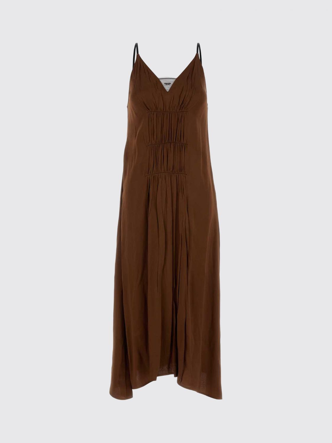 Prada Prada Dress Woman Tobacco Size M / US 6-8 / IT 42-44 - 1 Preview