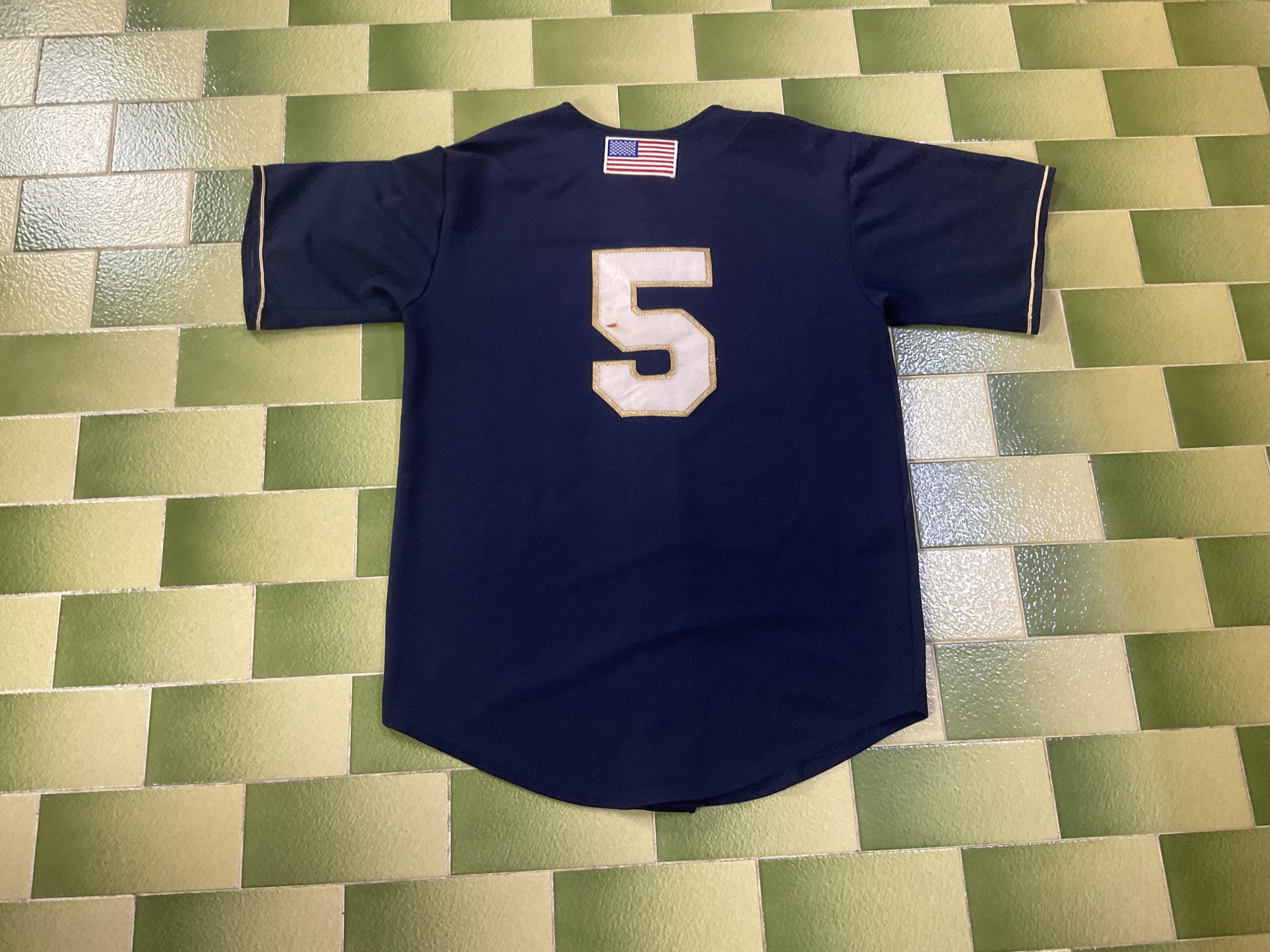 MLB Vintage MLB Milwaukee Brewers #5 Baseball Jersey Patches Size US L / EU 52-54 / 3 - 2 Thumbnail