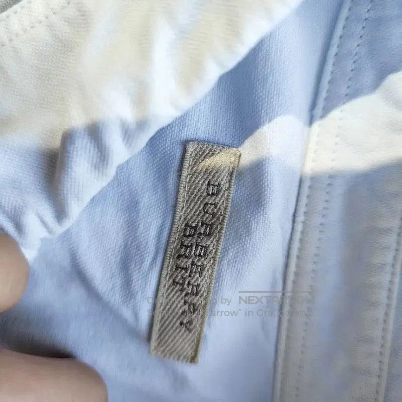 Burberry Burberry Light Blue Polyester Women's Shirt. Size M / US 6-8 / IT 42-44 - 2 Thumbnail