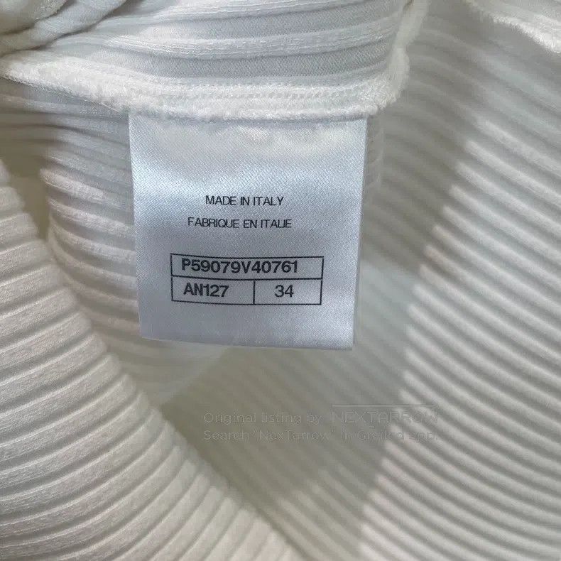 Chanel Chanel White anchor riveted round-neck short-sleeved knitt Size XXS / US 00 / IT 34 - 6 Thumbnail