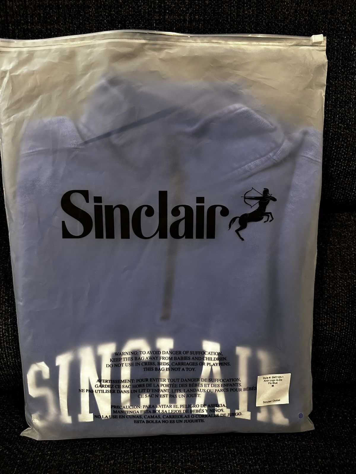 Sinclair Global Sinclair Washed Blue 1/4 Zip Pullover New Size US M / EU 48-50 / 2 - 5 Thumbnail