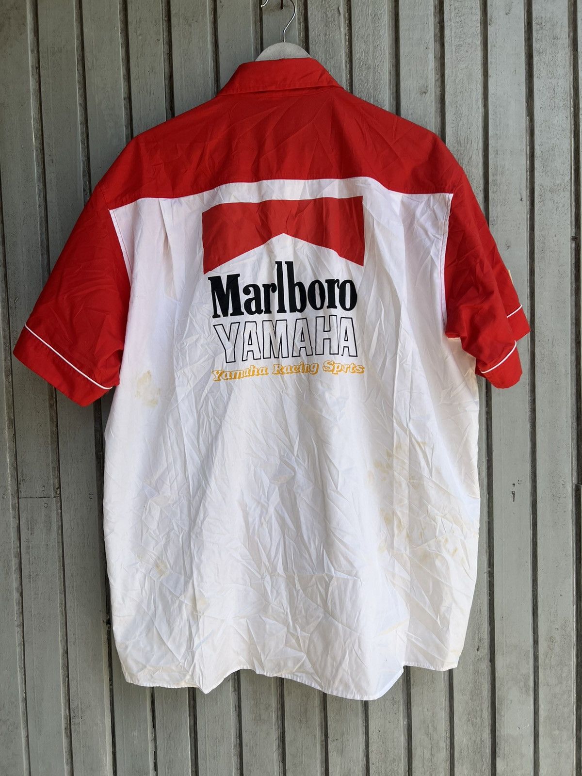 Yamaha marlboro shirt button down