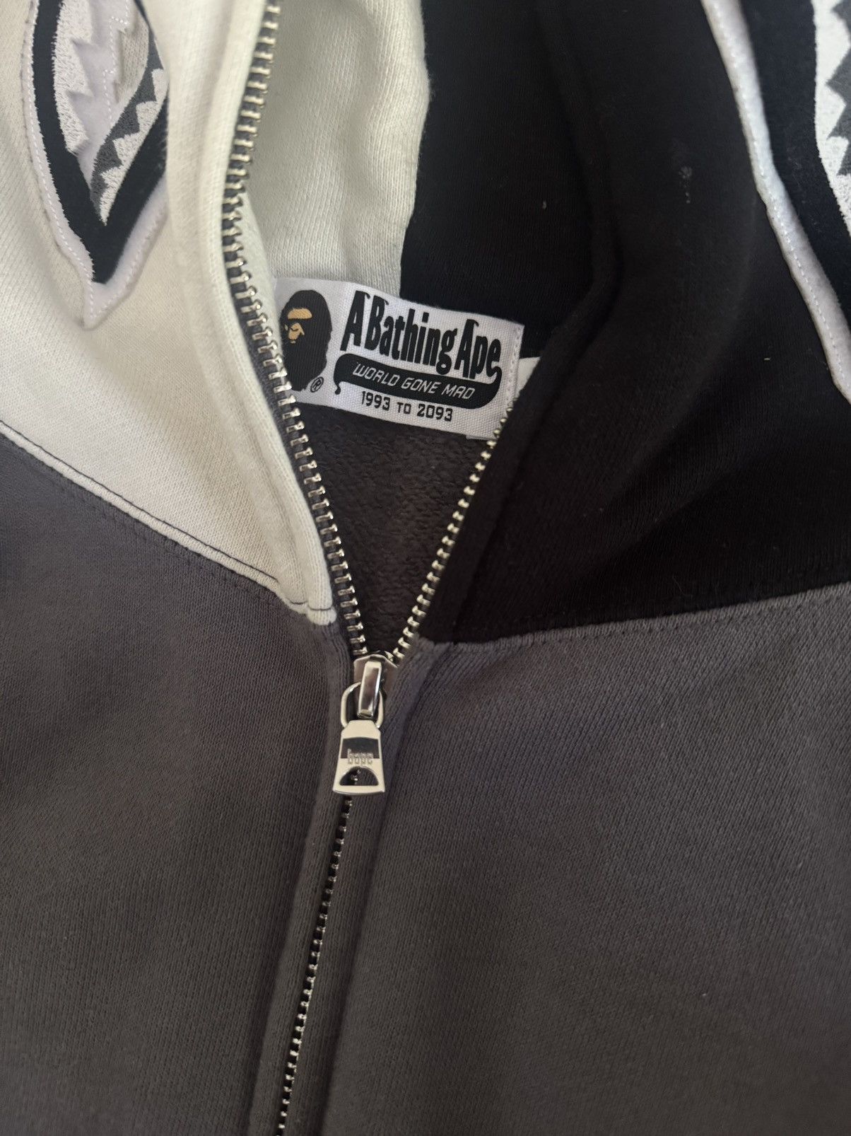 Bape Gray Bape Full Zip Size US M / EU 48-50 / 2 - 6 Thumbnail