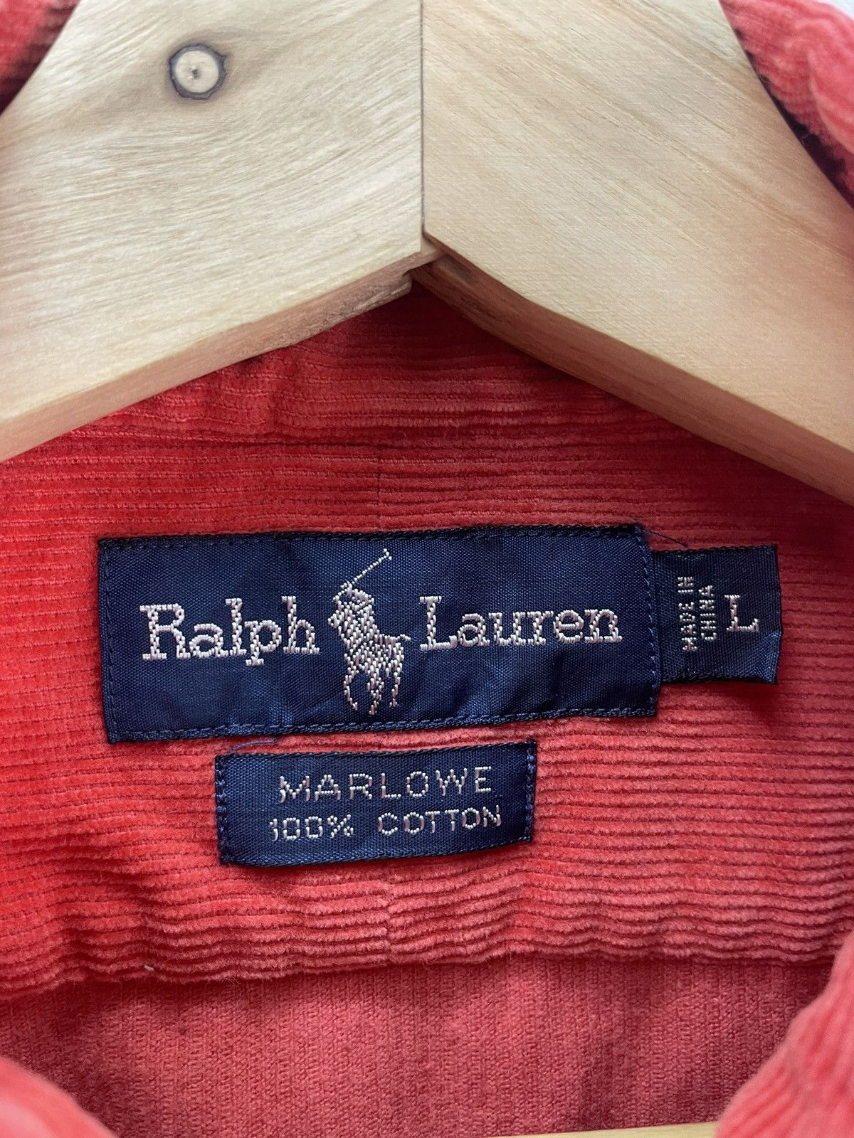 Polo Ralph Lauren Vintage Ralph Lauren Button Up Corduroy Shirt Long Sleeve Size US L / EU 52-54 / 3 - 3 Thumbnail