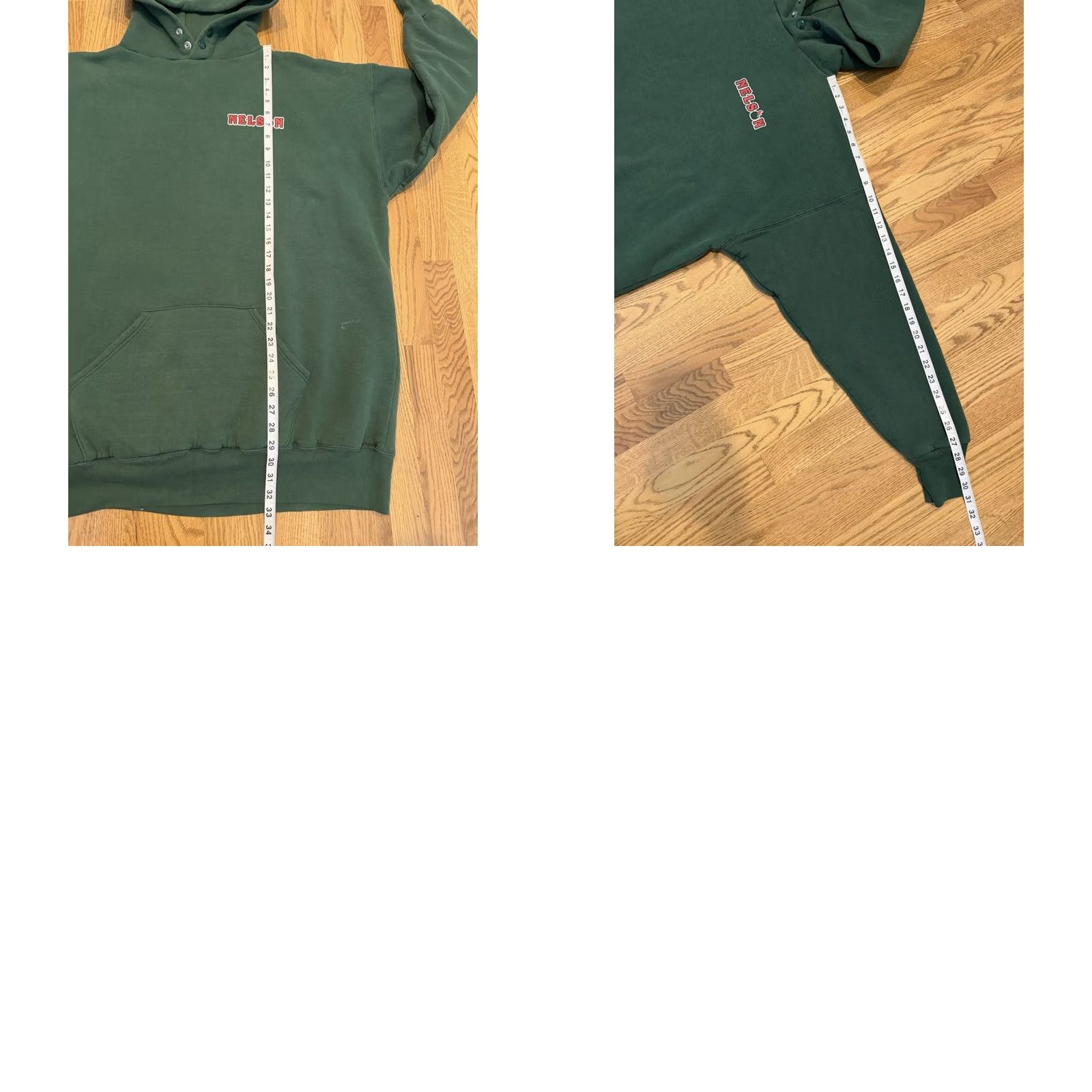 Doublet VINTAGE Russell Hoodie Sweatshirt Men’s XL Green 1980s Pullover Heavyweight Fleece Pockets Lined 80s True Vintage USA Logo Power Retro size XL Mens Size US XL / EU 56 / 4 - 9 Thumbnail