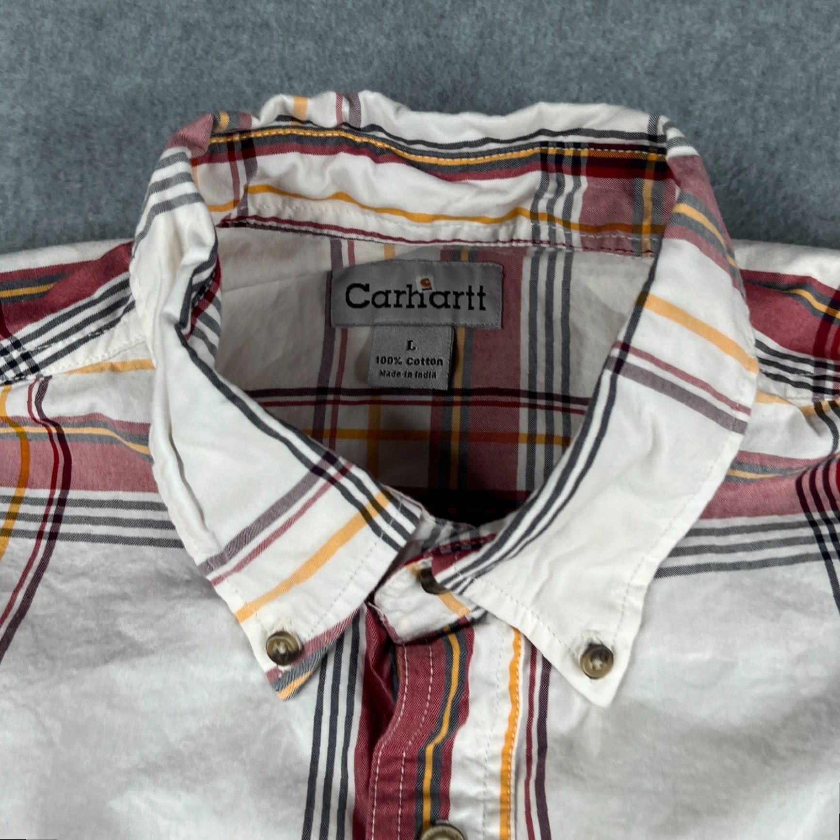 Carhartt Carhartt Shirt Large Colorful FSU Colors Casual Button Up Long Sleeve Mens Size US L / EU 52-54 / 3 - 4 Thumbnail