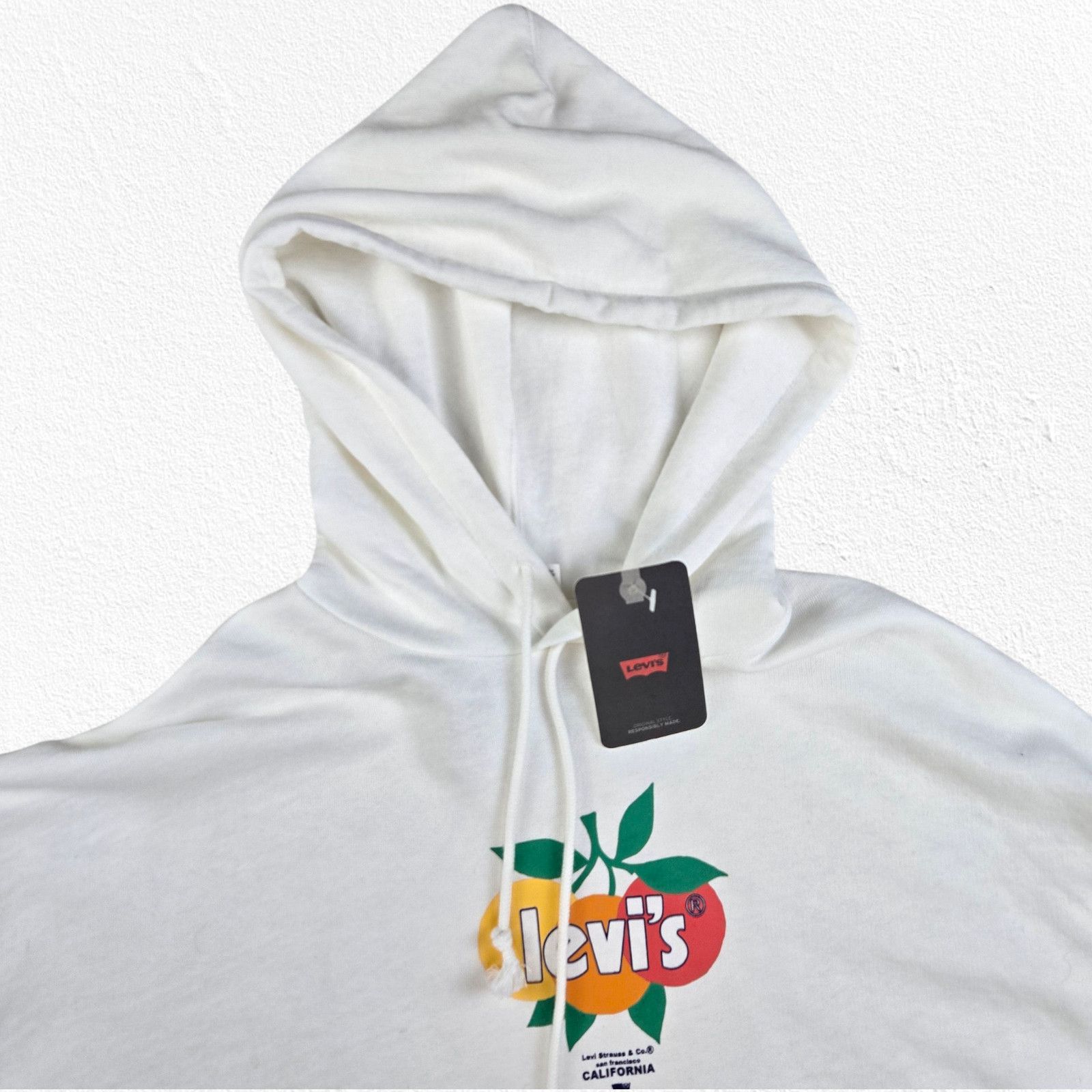 Levi's Levi’s White Cropped Graphic Hoodie California Size Medium Size M / US 6-8 / IT 42-44 - 4 Thumbnail