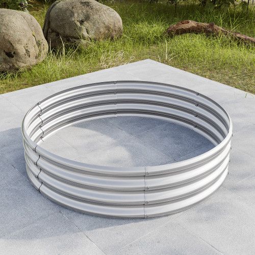 Designer × Homemade 47.24*11.4" Tall Round Raised Garedn Bed,Metal Raised Beds f Size US L / EU 52-54 / 3 - 2 Thumbnail