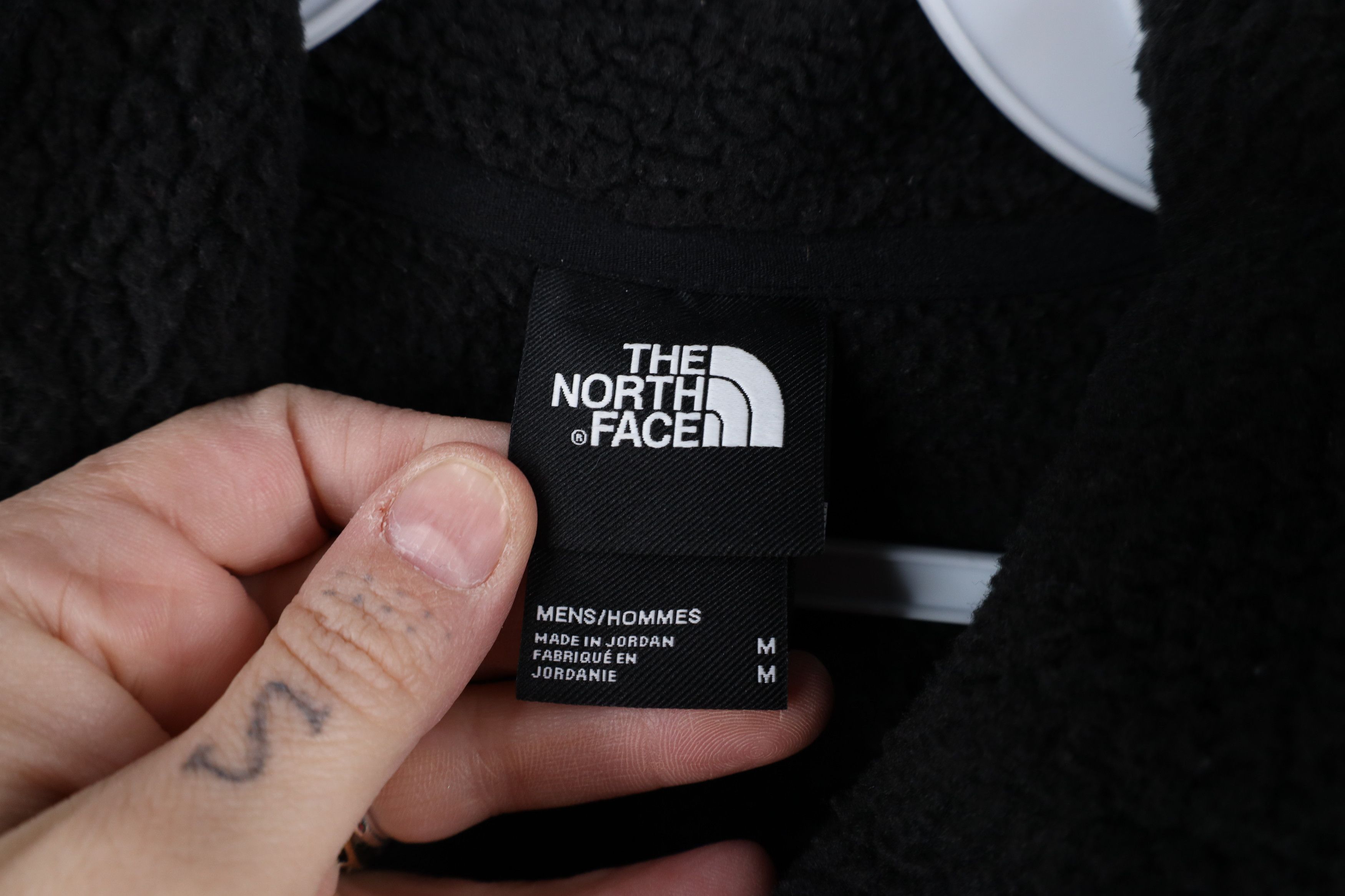 The North Face × Vintage The North Face Spell Out Deep Pile Fleece Full Zip Jacket Size US M / EU 48-50 / 2 - 7 Thumbnail