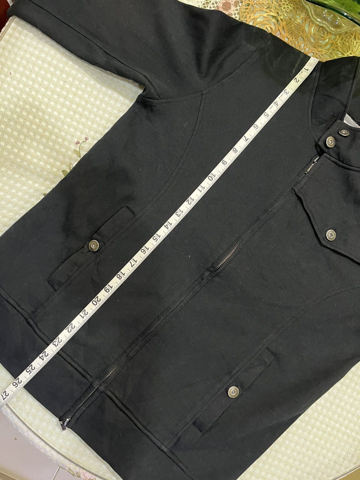 Vintage Real words south distric black zip-up jacket Size US L / EU 52-54 / 3 - 10 Thumbnail