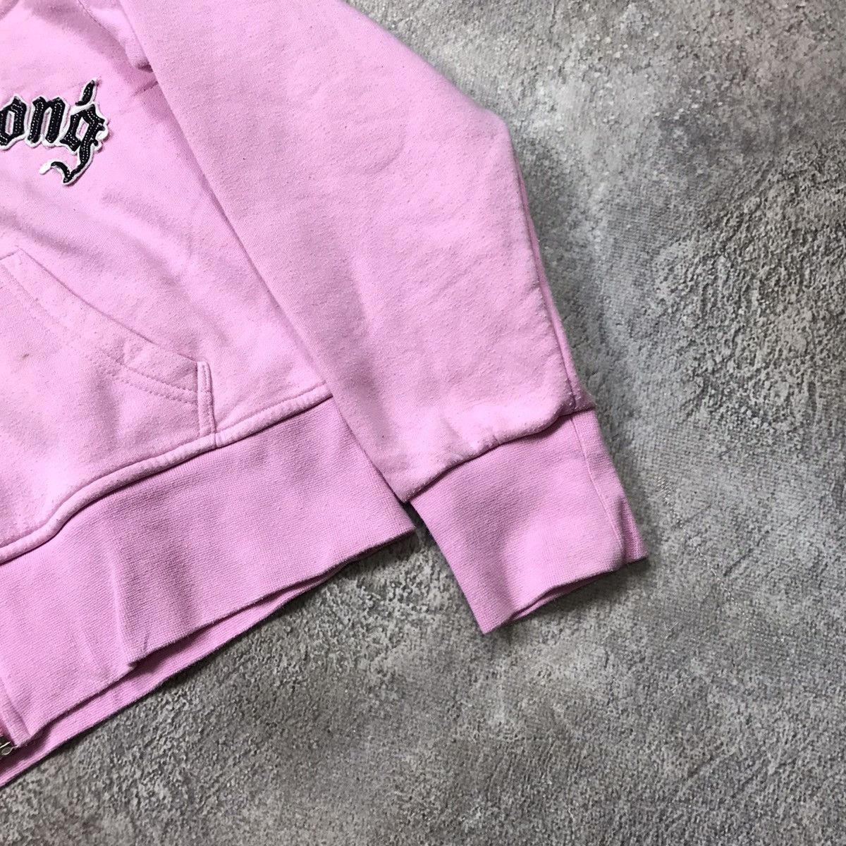 Vintage Vintage 90s Billabong Pink Zip Hoodie Skate Streetwear M Size M / US 6-8 / IT 42-44 - 5 Thumbnail