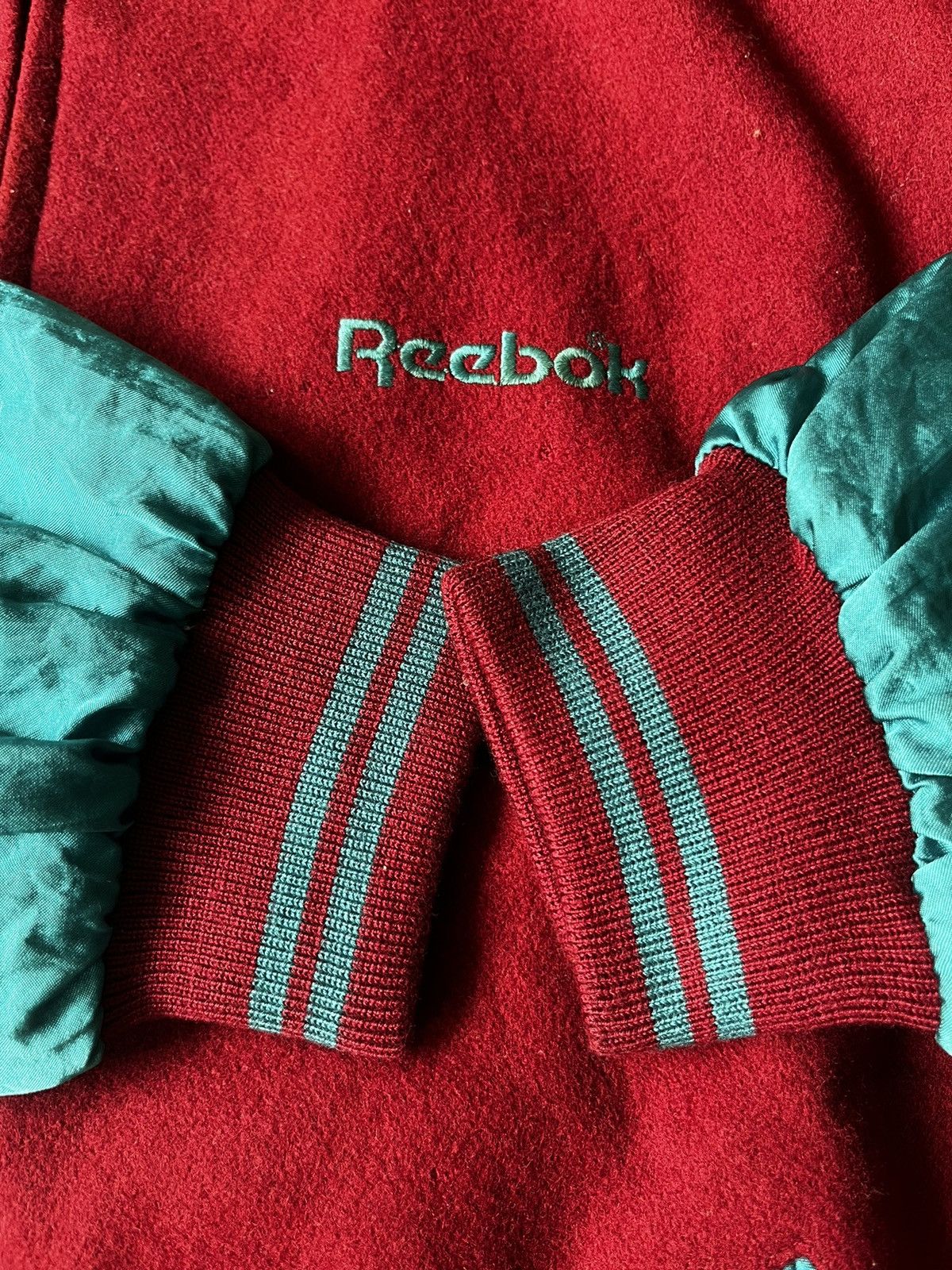 Reebok × Vintage Reebok Bomber Jacket Size US L / EU 52-54 / 3 - 4 Thumbnail
