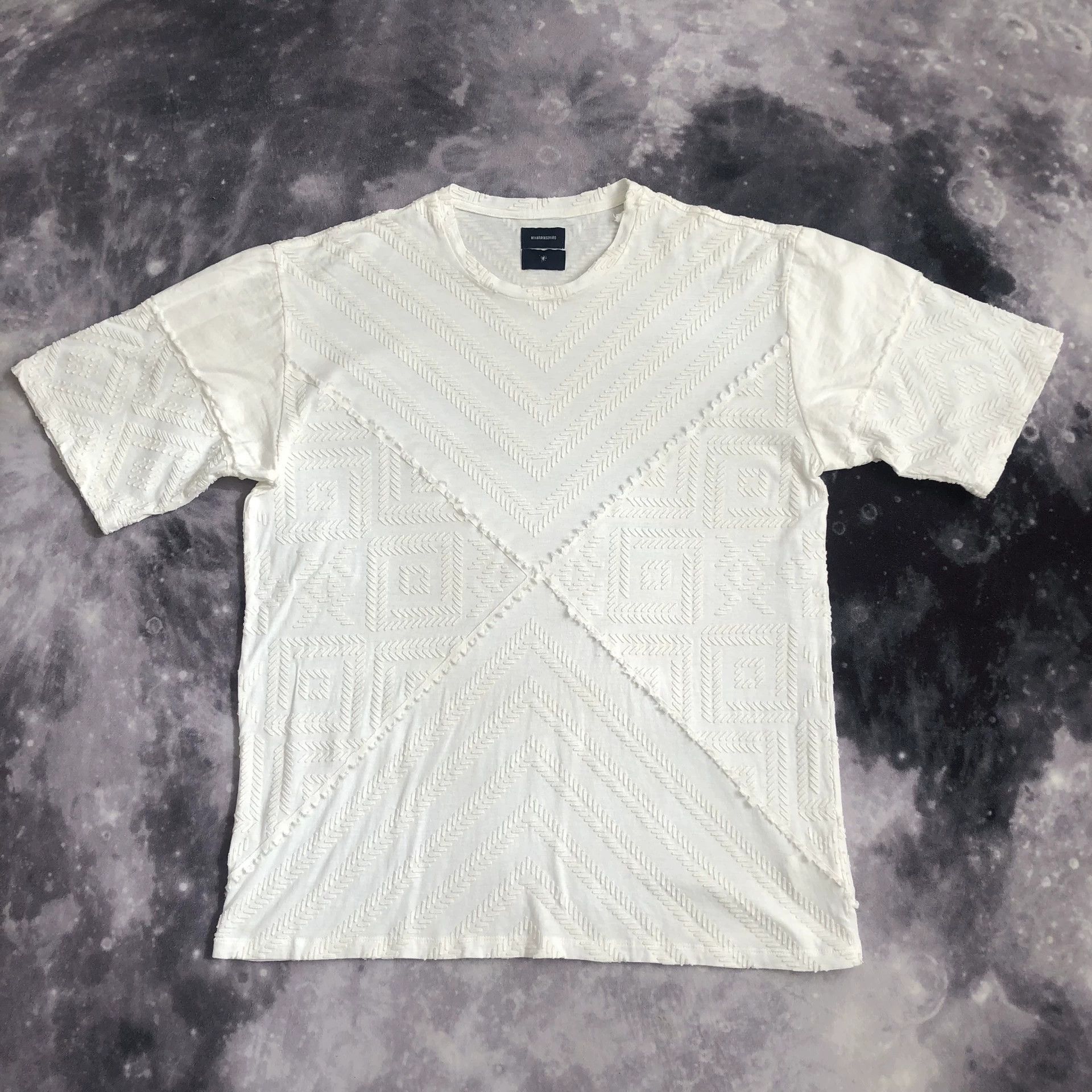 Maison MIHARA YASUHIRO Miharayasuhiro Men's Ethnic Patchwork T-Shirt Size US M / EU 48-50 / 2 - 1 Thumbnail