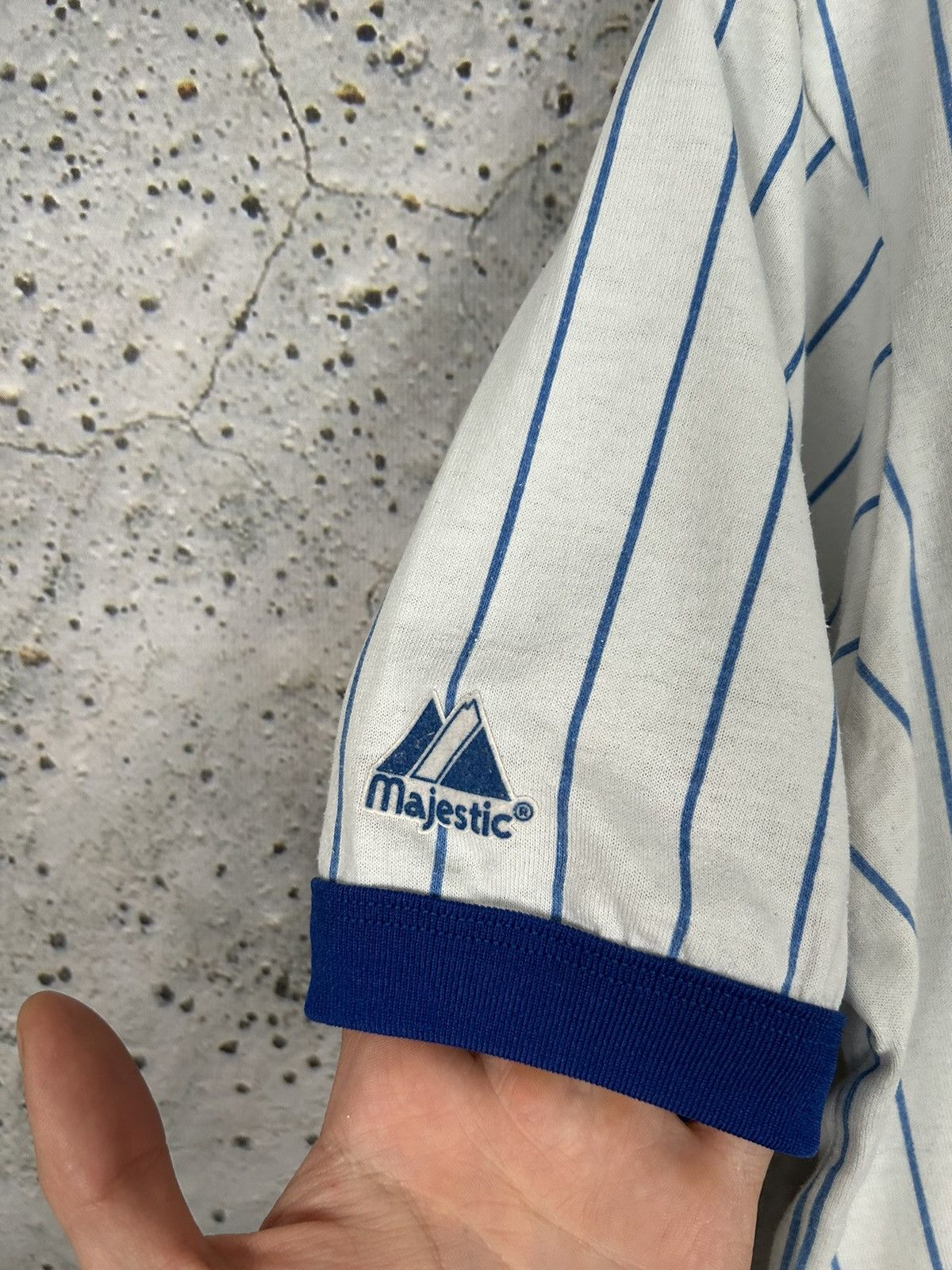 Majestic Vintage MLB Jersey Chicago Cubs Baseball USA Sport 90s Size US L / EU 52-54 / 3 - 5 Thumbnail