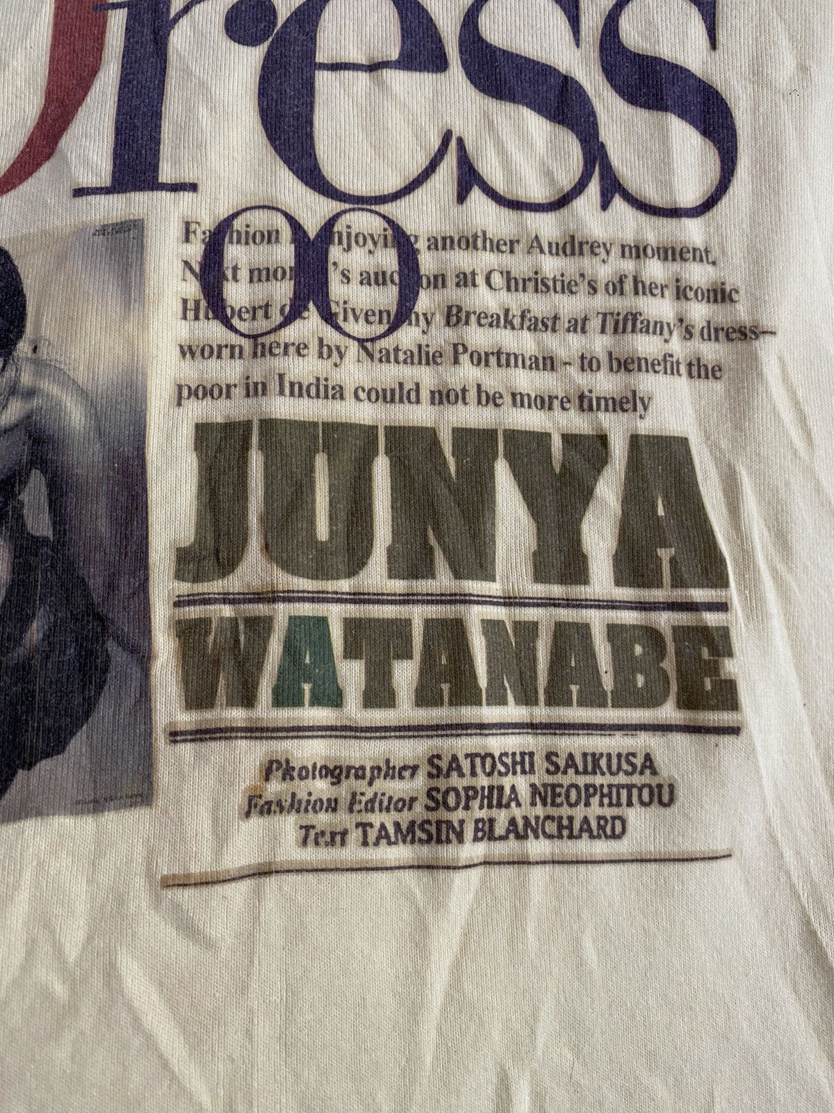 Designer × Japanese Brand Unknwn designer tshirt junya watanabe Size US M / EU 48-50 / 2 - 3 Thumbnail