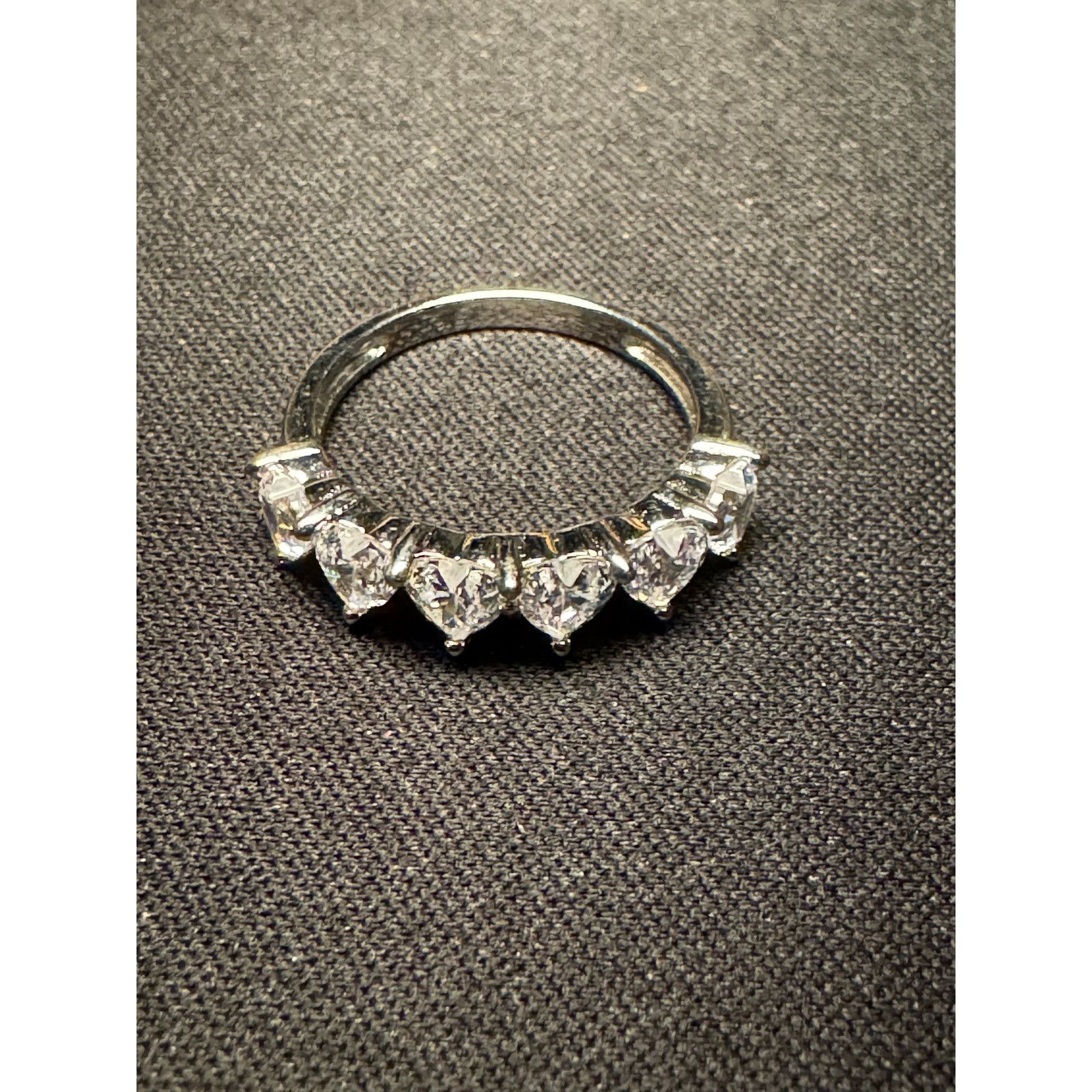 Other 925 Silver CZ Multi Heart Ring Size 6 Size ONE SIZE - 5 Thumbnail