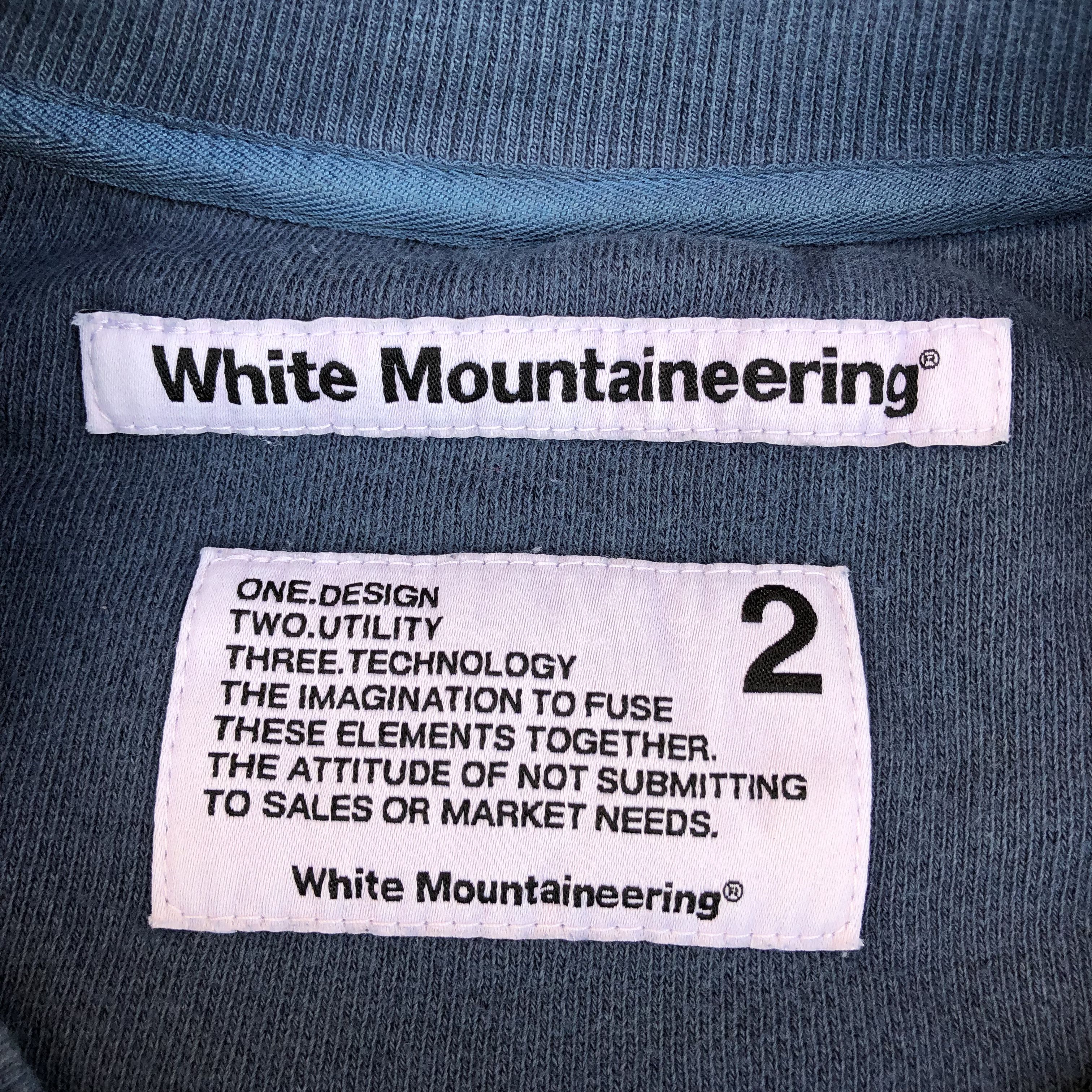 White Mountaineering White Mountaineering Garment Dye Sweat Pullover (Blue) Size US M / EU 48-50 / 2 - 7 Thumbnail
