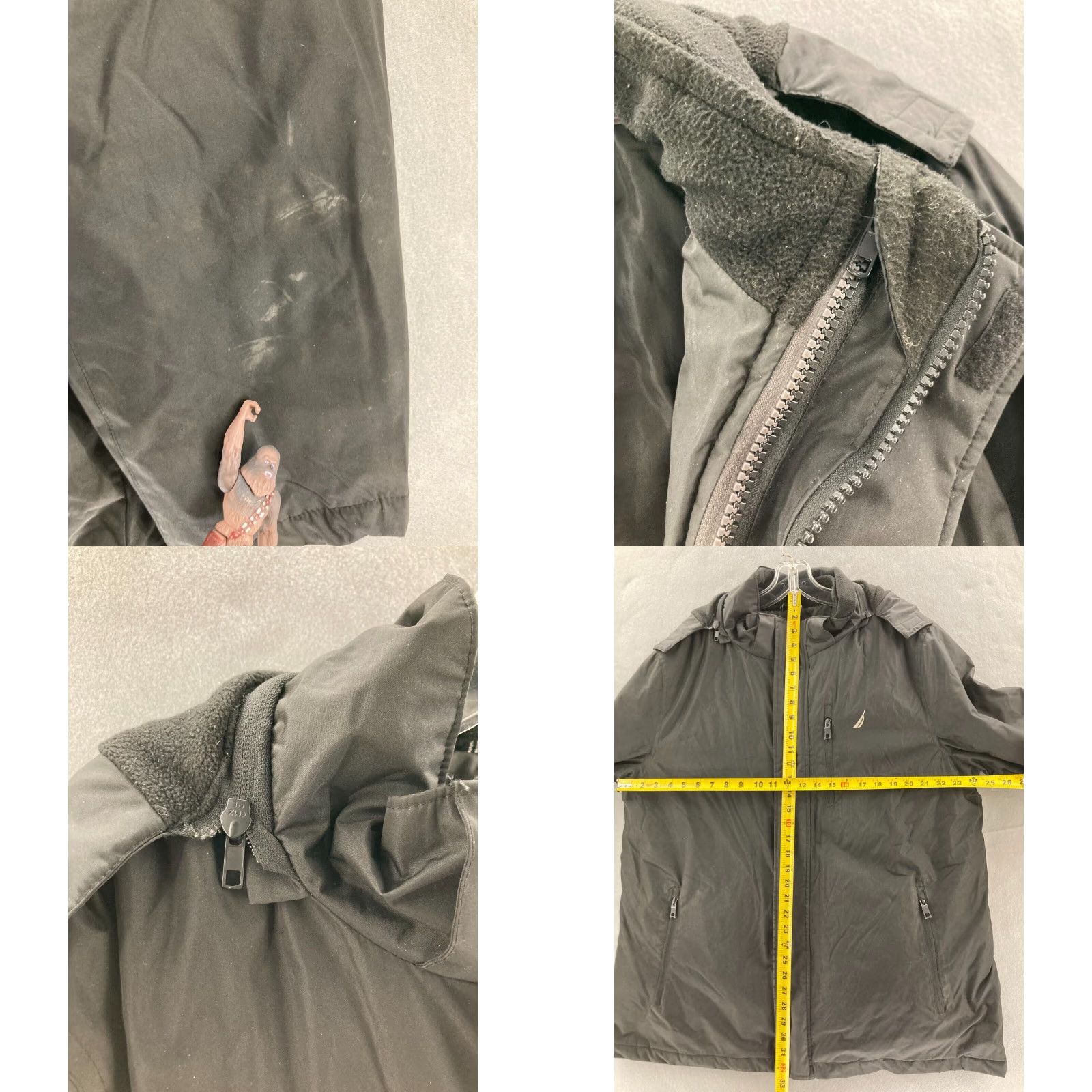 Nautica Nautica Rain Coat Mens XL Black Insulated Weather Resistant Coat Size US XL / EU 56 / 4 - 8 Thumbnail