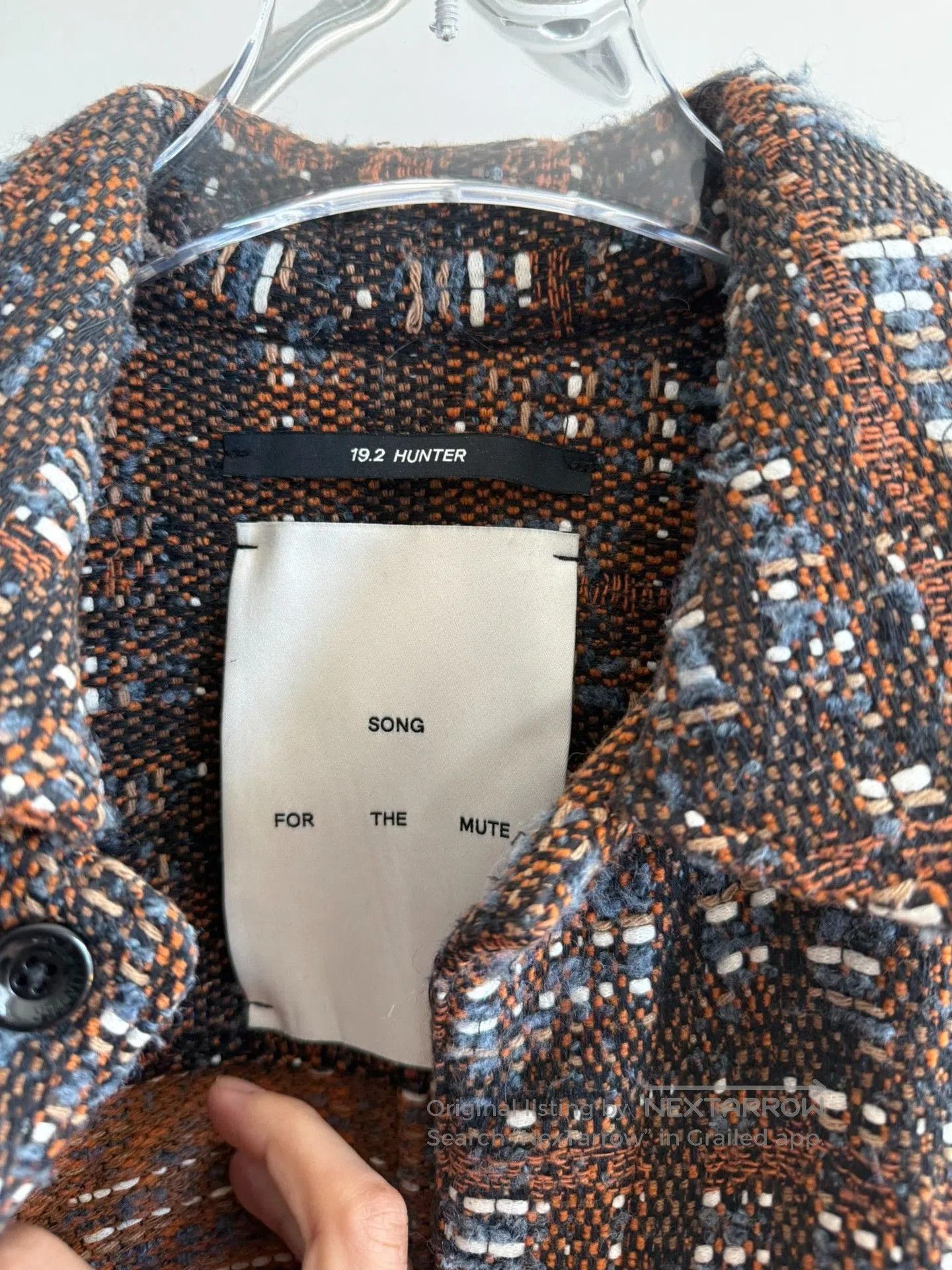 Song For The Mute unique early piece woven jacket by song for mute. Size US M / EU 48-50 / 2 - 3 Thumbnail