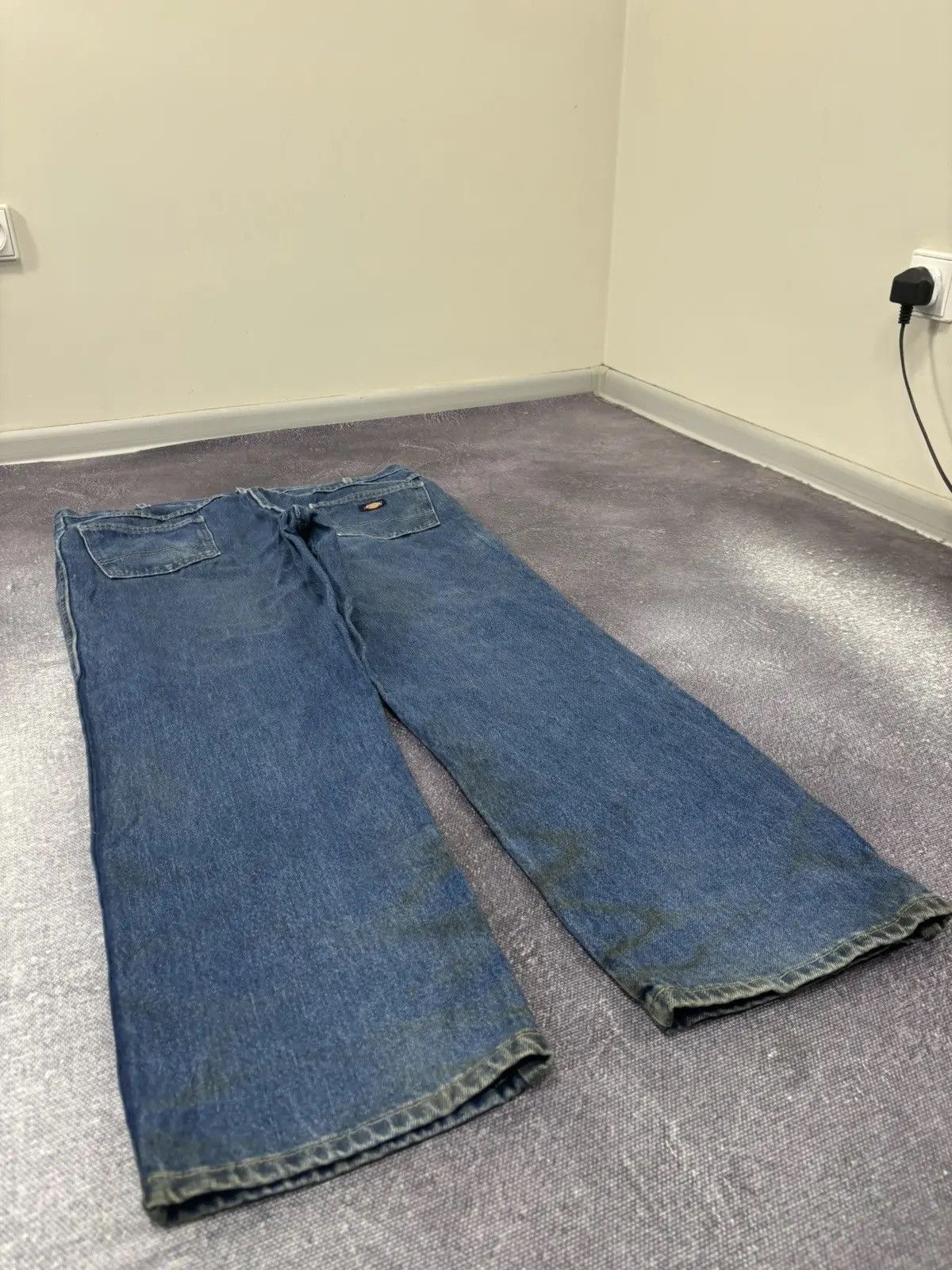 Dickies × Vintage Vintage Dickies Work Blue Denim American Hype Baggy Jeans Size US 42 / EU 58 - 3 Thumbnail