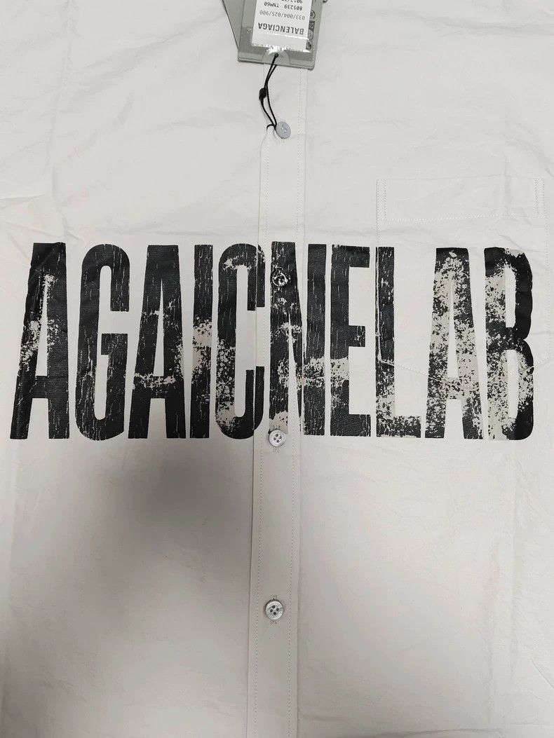 Balenciaga Balenciaga Balenciaga Short Sleeve Printed Shirt-2506 Size US M / EU 48-50 / 2 - 3 Thumbnail