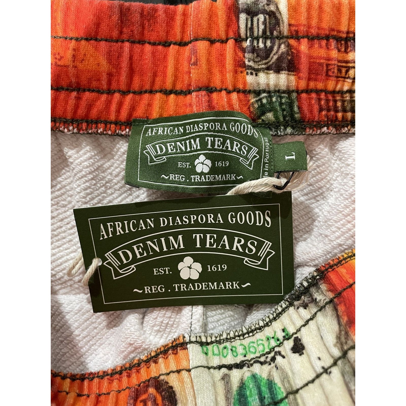 DENIM TEARS DENIM TEARS BURN IT ALL SWEATPANTS SIZE L NEW Size US 28 / EU 44 - 5 Thumbnail
