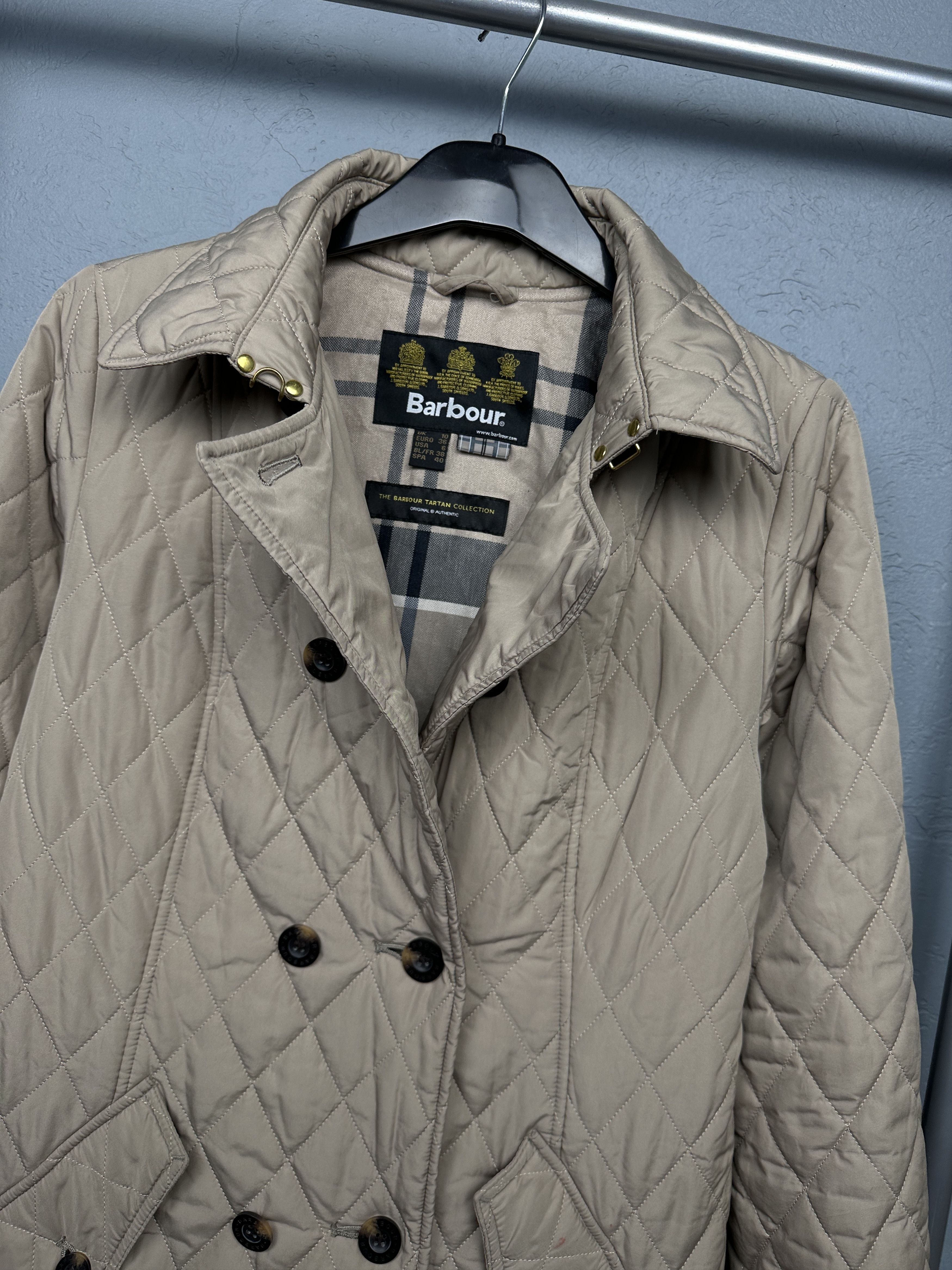 Barbour × Vintage Barbour Womens Vintage Cornell Quilted Jacket Size M / US 6-8 / IT 42-44 - 2 Thumbnail