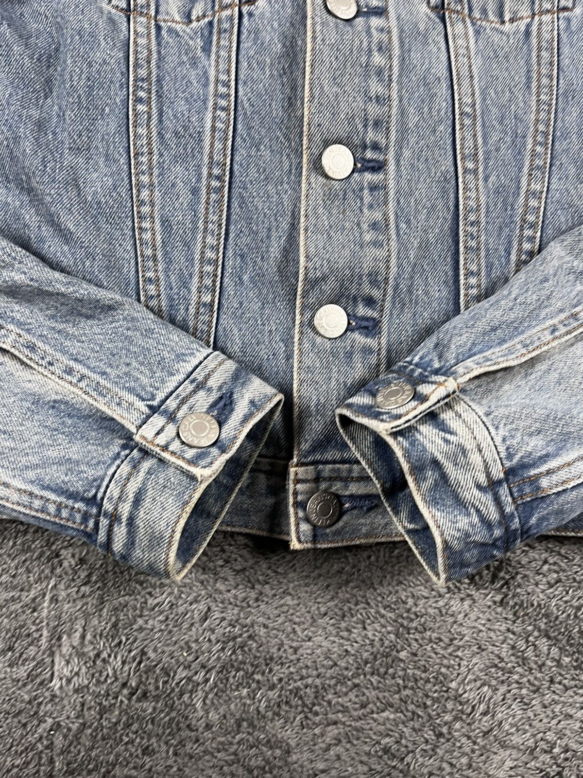Calvin Klein Vintage calvin klein denim jacket (design by raf simons) Size XS / US 0-2 / IT 36-38 - 8 Thumbnail