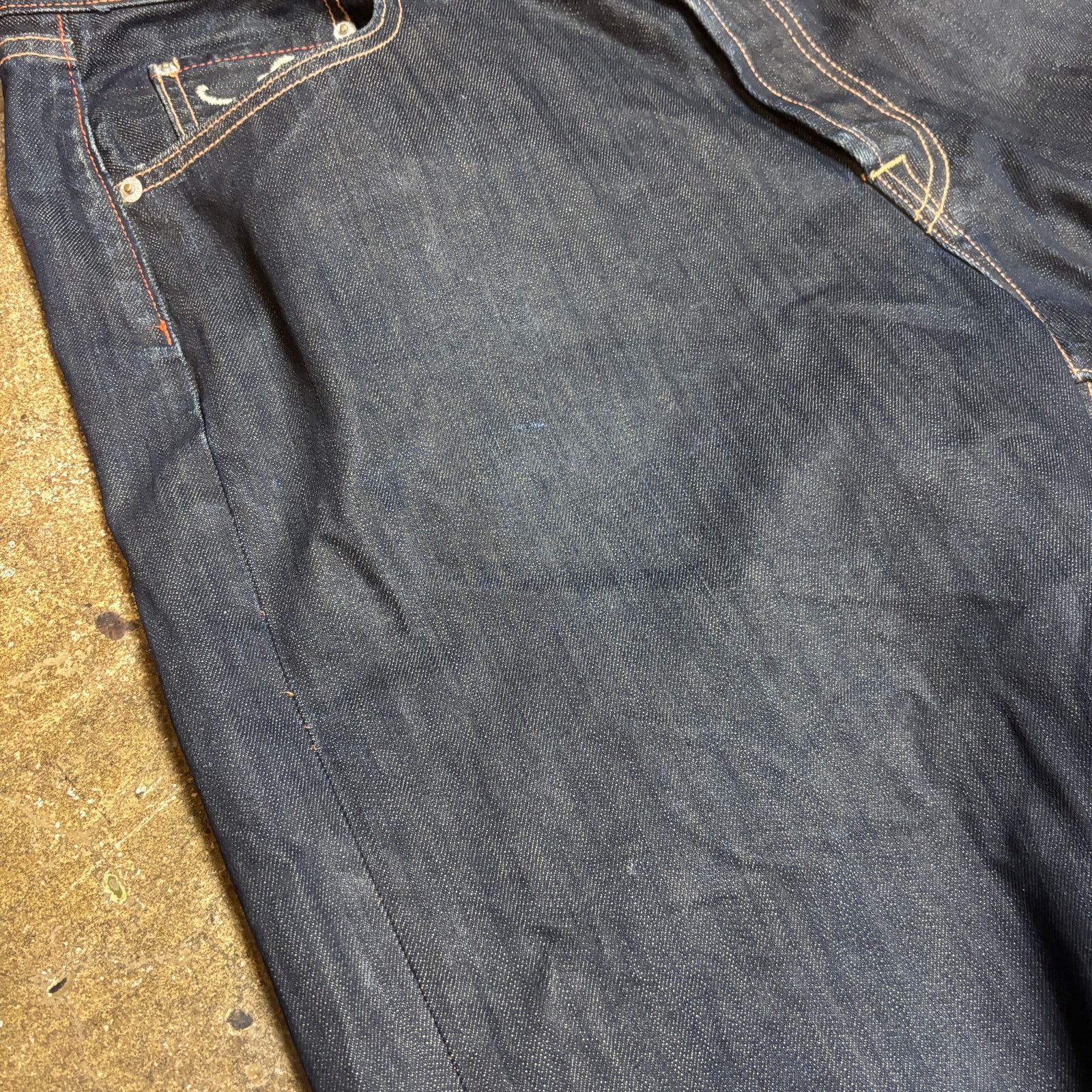 Ed Hardy RARE Ed Hardy Wolf Embroidered y2k Baggy Jeans Men's 38x31 Size US 38 / EU 54 - 13 Thumbnail
