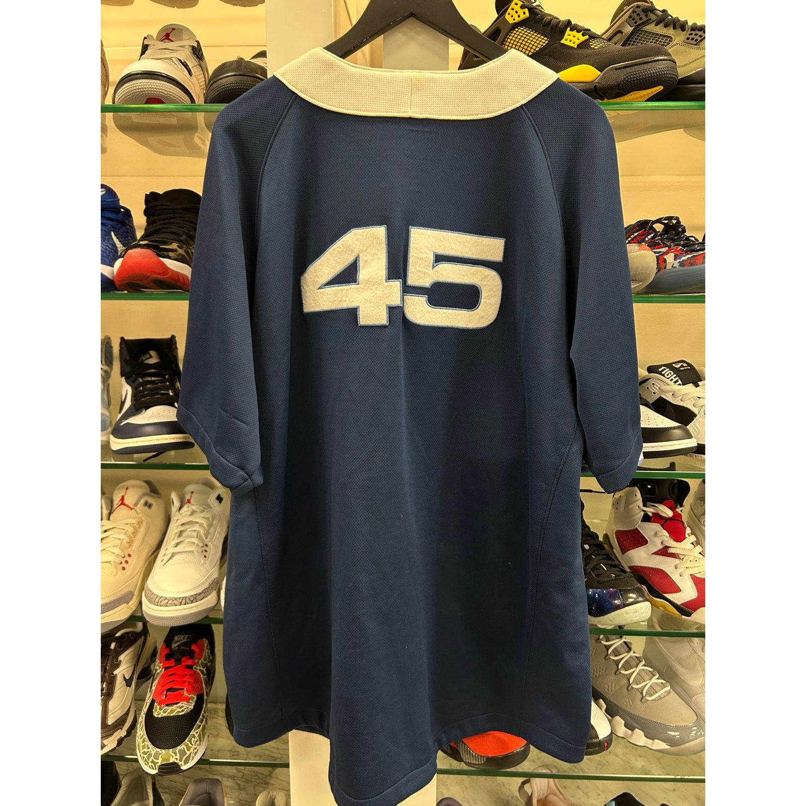 Jordan Brand vintage Jordan Brand V-neck jersey warm-up top XXL 2XL B12 Size US XXL / EU 58 / 5 - 4 Thumbnail