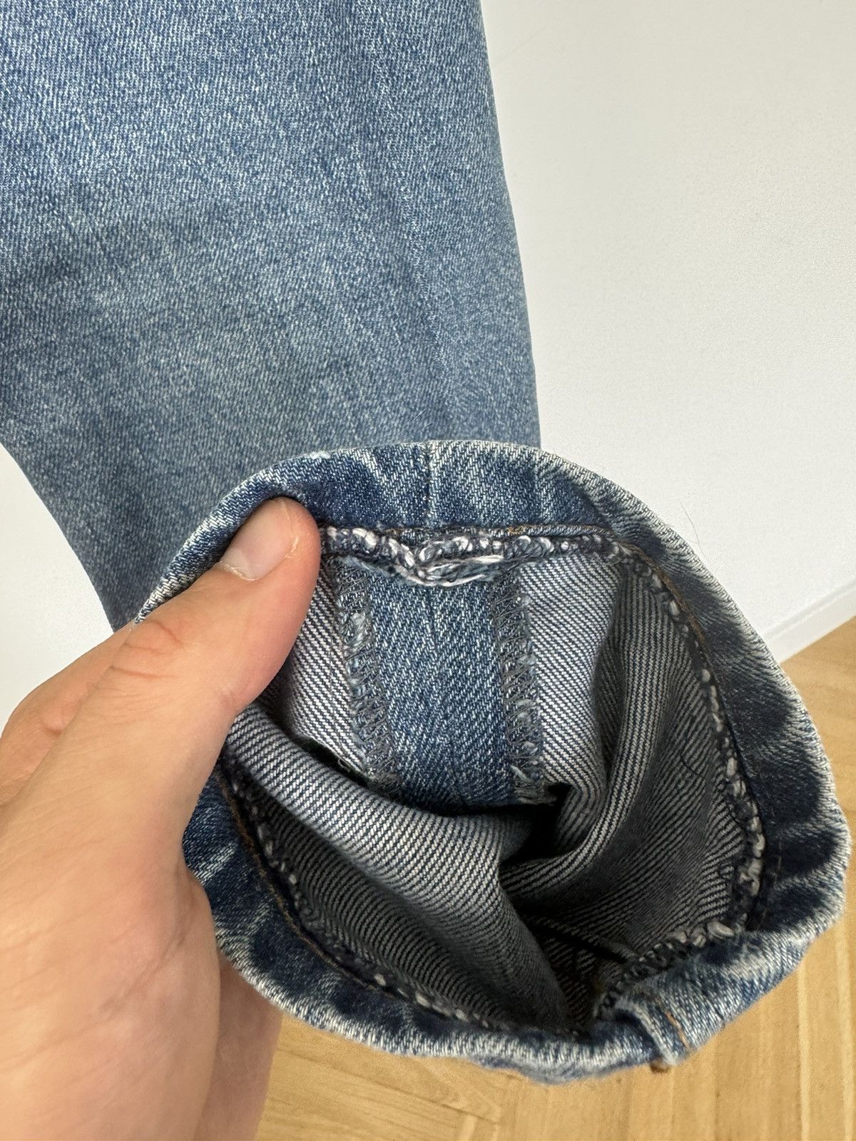 A.P.C. APC Skinny Fit Denim Jeans High Quality Blue Rare Casual Size US 33 - 4 Thumbnail