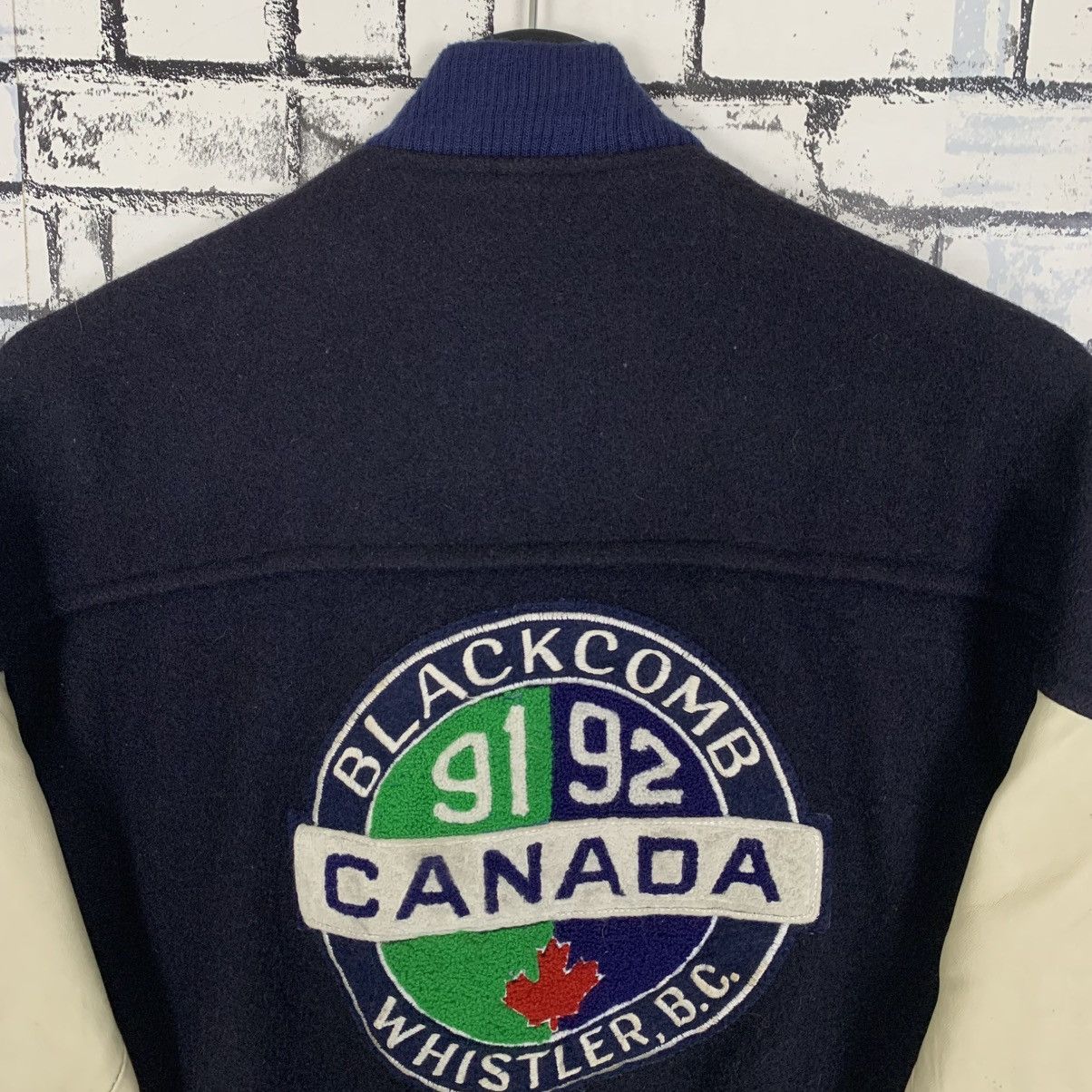 Designer 90s Ski Wolrd Cup Blackcomb Whistler Varsity Jacket Size US M / EU 48-50 / 2 - 9 Thumbnail