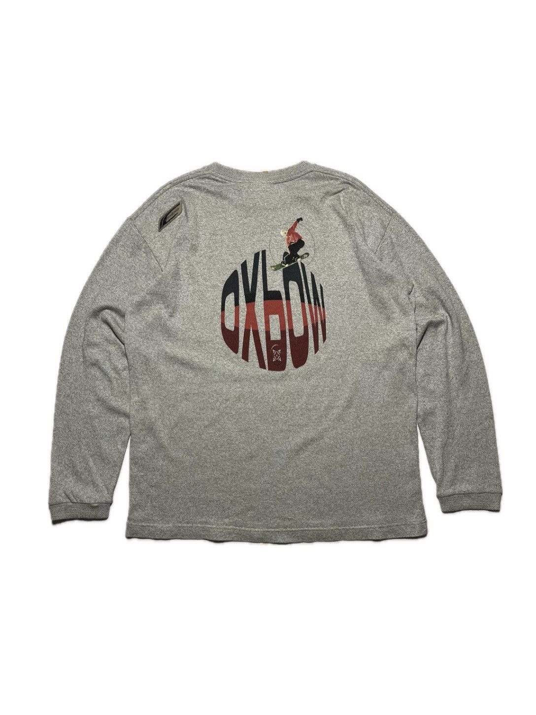 Oxbow Vintage 90’s Oxbow Snowboarding Longsleeve Backprint Size US M / EU 48-50 / 2 - 1 Thumbnail