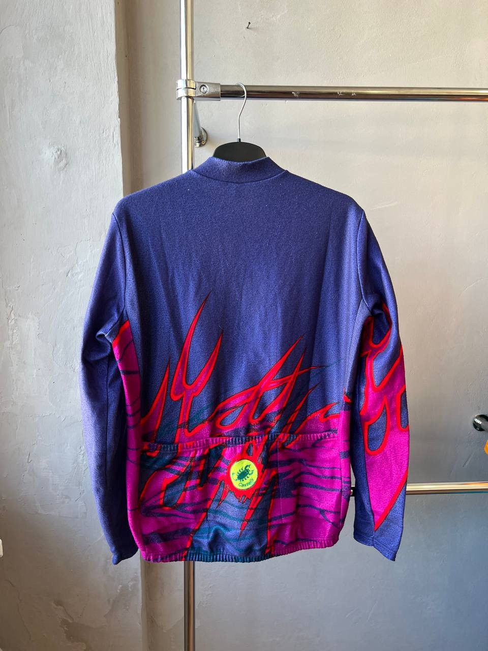 Vintage 1970 RARE CASTELLI LIMITED ART “FIRE” BIKE CYCLING JACKET XL Size US XL / EU 56 / 4 - 10 Thumbnail