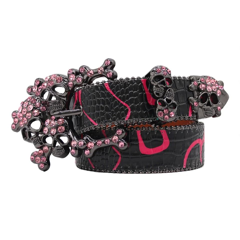 Japanese Brand Red skull belt Size ONE SIZE - 4 Thumbnail