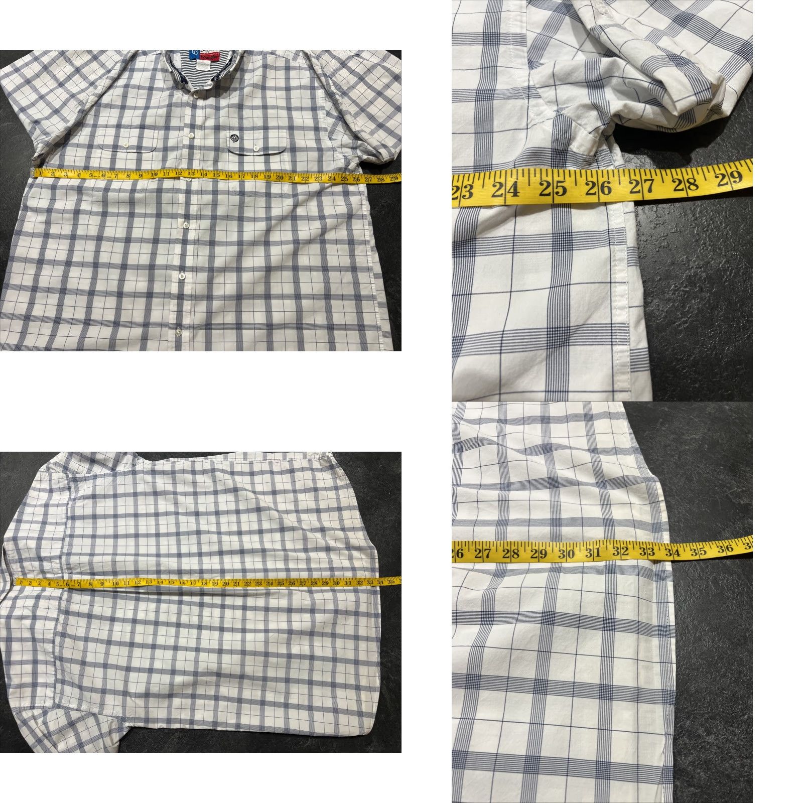 Wrangler Wrangler George Strait 2XL Shirt Mens Long Sleeve Plaid White Blue Cowboy Size US XXL / EU 58 / 5 - 8 Thumbnail