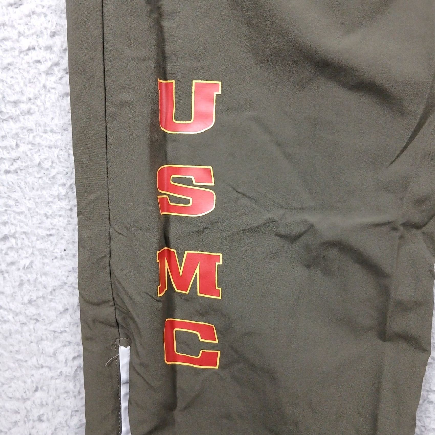 New Balance New Balance USMC Track Pants Men's Medium Long Green Nylon USA Made Size US 31 - 4 Thumbnail