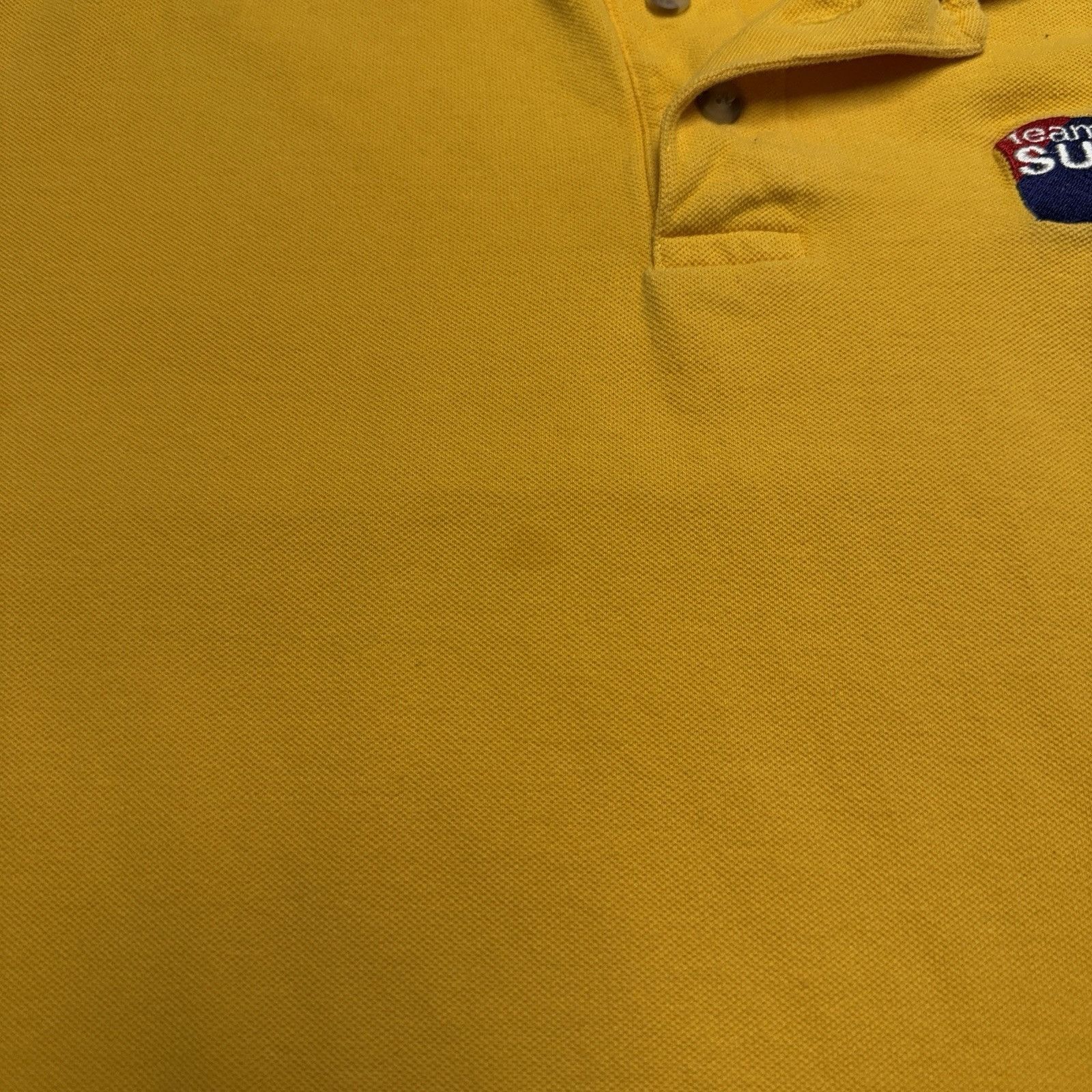 Vintage Team Suzuki Race Polo Shirt Mens Large Yellow Size US L / EU 52-54 / 3 - 5 Thumbnail