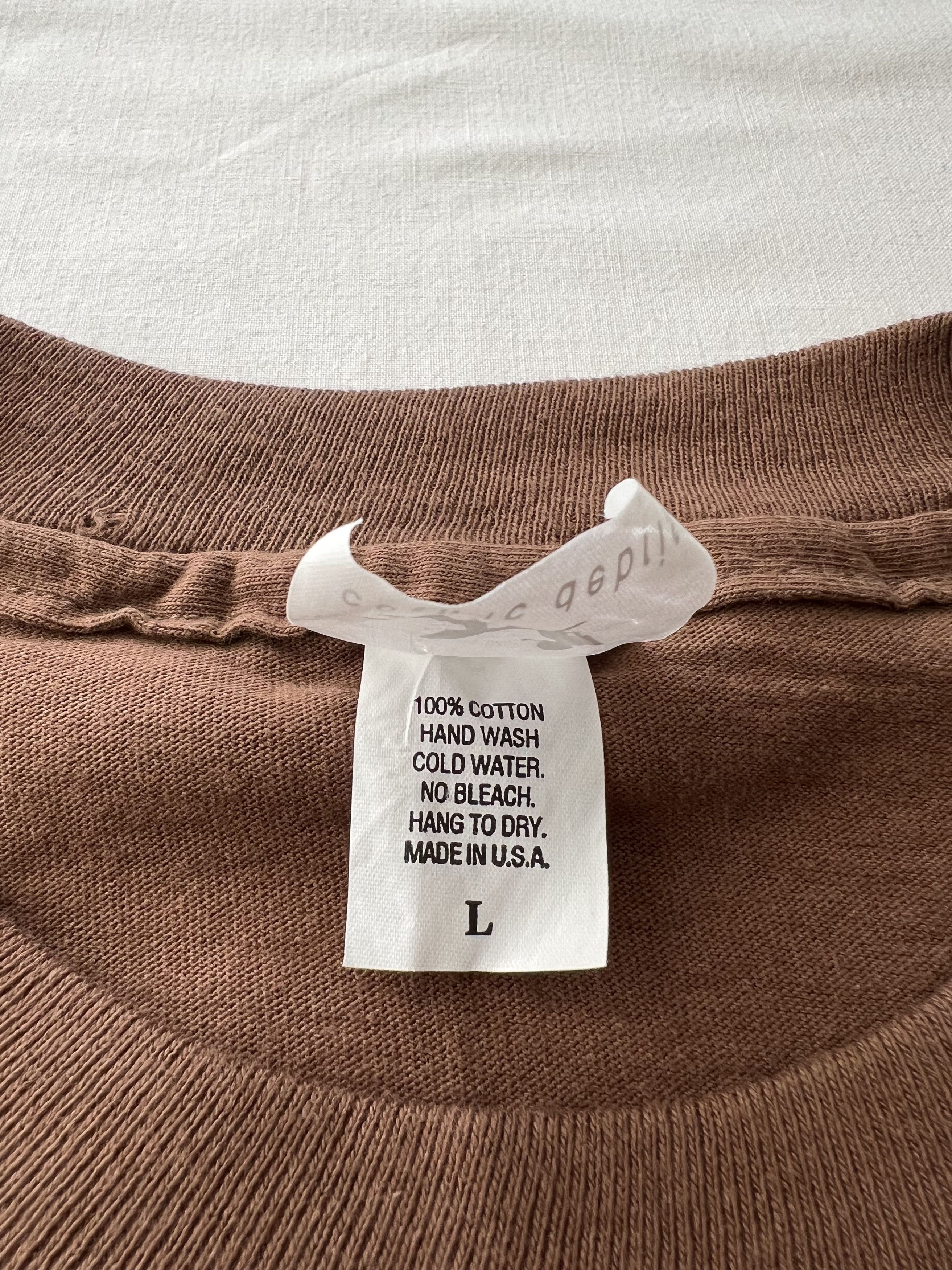 Vintage Vintage 90s Smokin Smoke Humor Comic Brown Tee Size US L / EU 52-54 / 3 - 11 Thumbnail