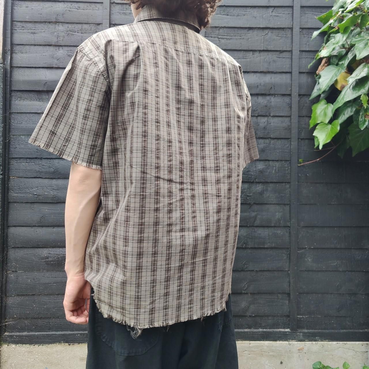 Other Japanese Khaki Distressed Chequered Shirt Size US M / EU 48-50 / 2 - 4 Thumbnail