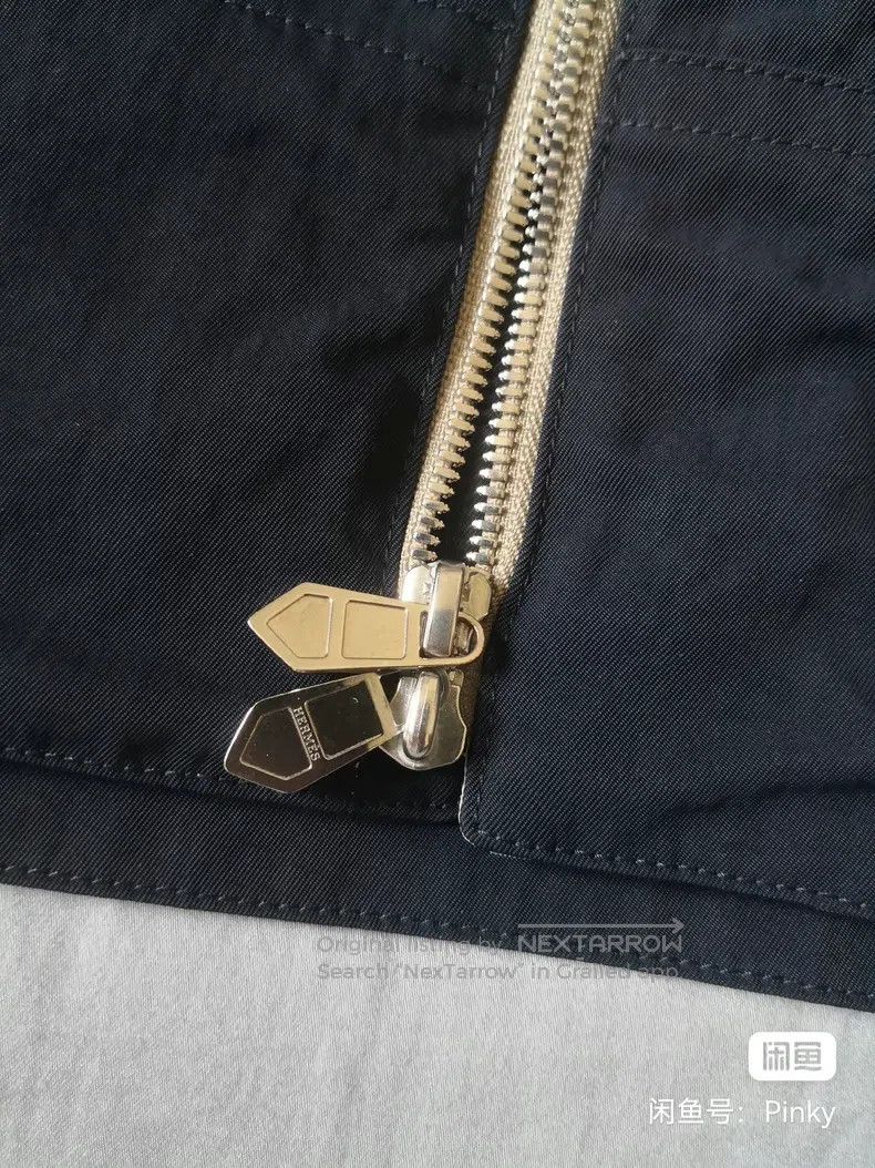 Hermes Hermes Light blue loose fit spring and autumn jacket Size US M / EU 48-50 / 2 - 7 Thumbnail