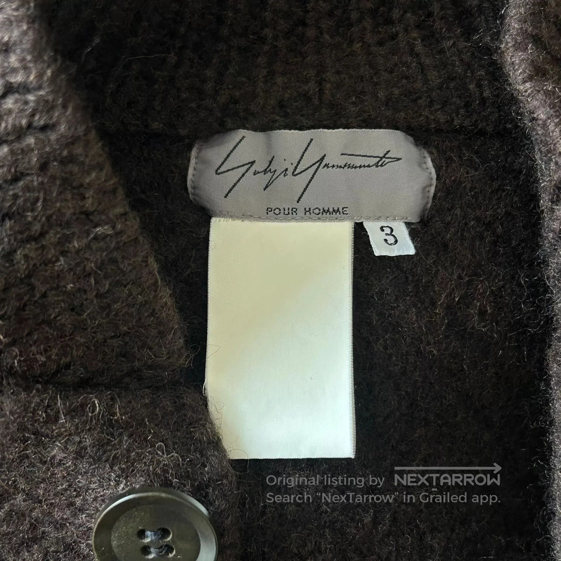 Yohji Yamamoto yohji yamamoto black wool knit jacket. Size US M / EU 48-50 / 2 - 6 Thumbnail