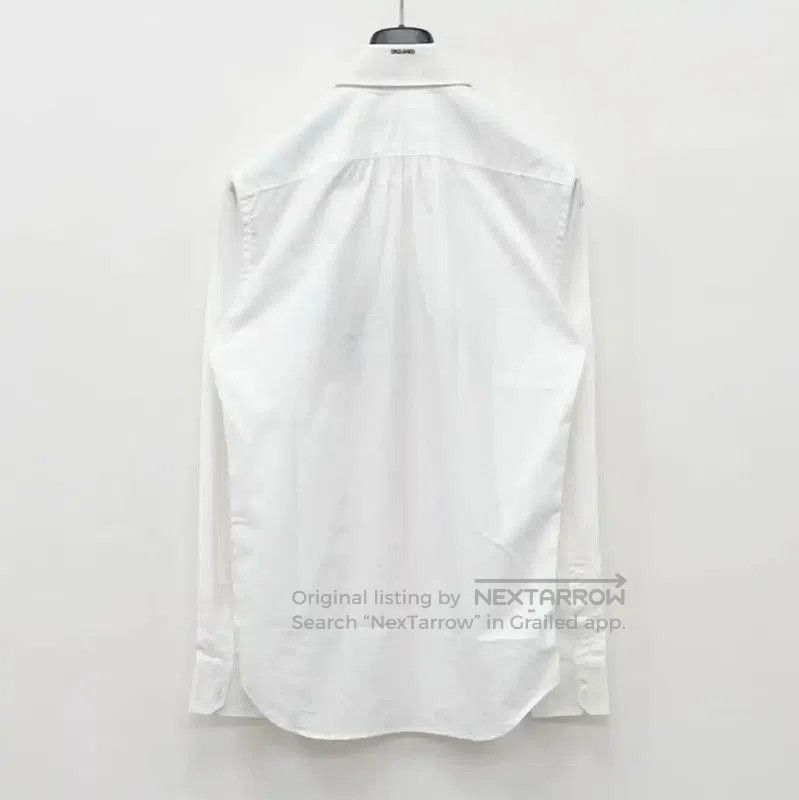 Dsquared2 DSQUARED2 White Cotton Men's Shirt . Size US L / EU 52-54 / 3 - 3 Thumbnail