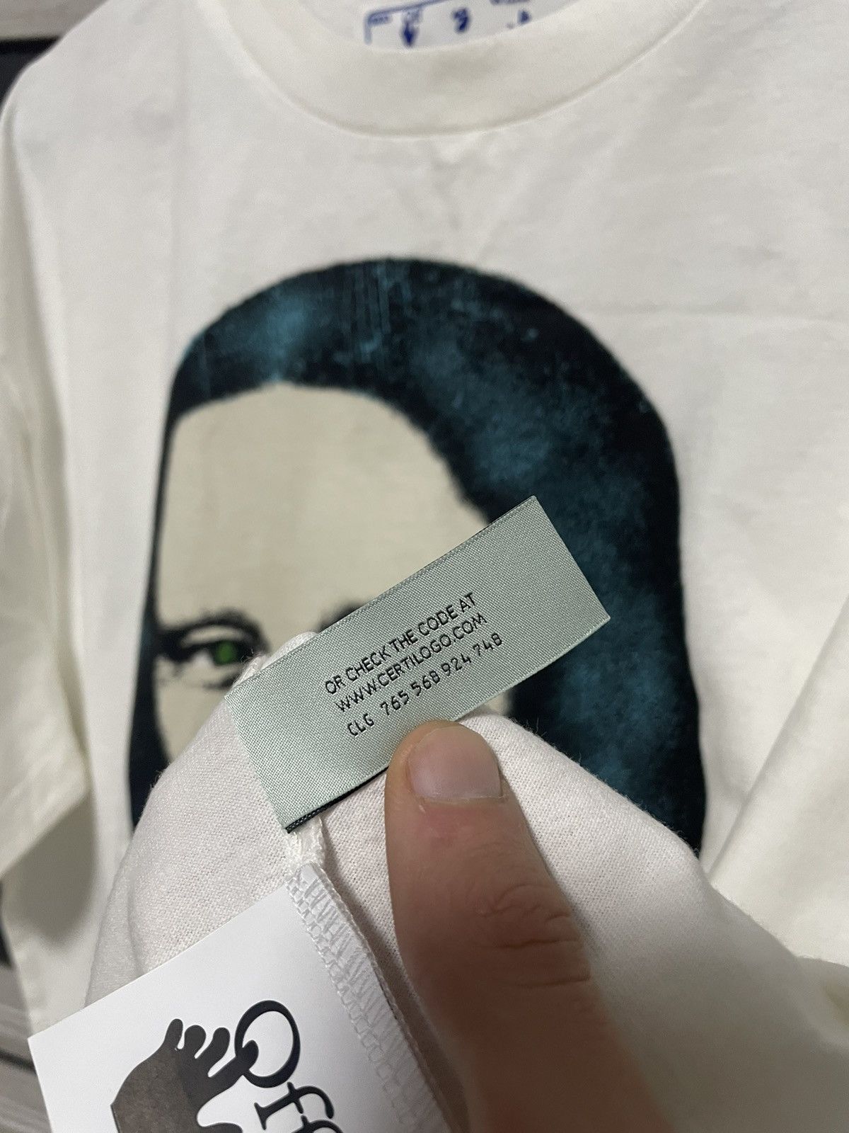 Off-White Off-White Mona Lisa Pivot Oversized Shirt Size US M / EU 48-50 / 2 - 18 Thumbnail