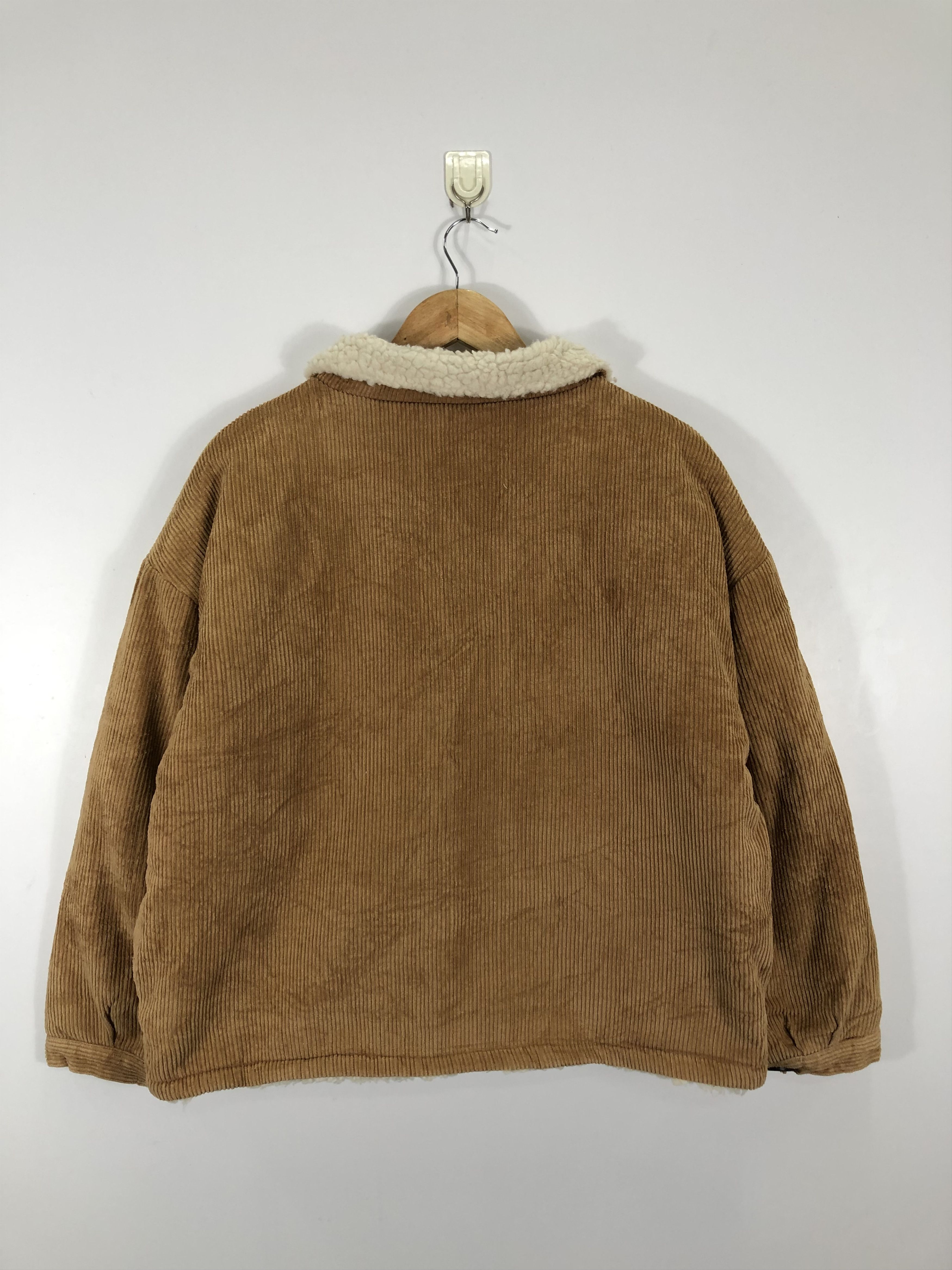 Japanese Brand Vintage Japanese Brand coduroy Sherpa Jacket J0548 Size US L / EU 52-54 / 3 - 3 Thumbnail