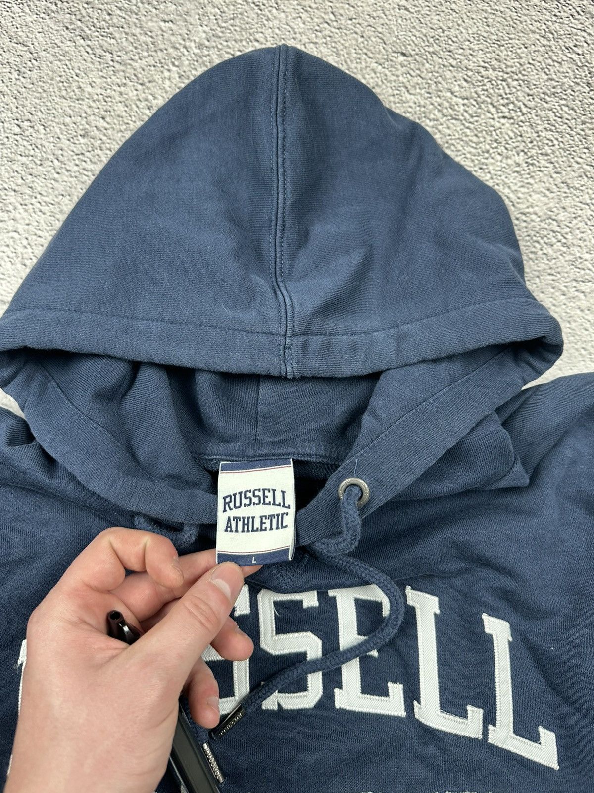 Russell Athletic Vintage Russel Athletic Hoodie Big Logo Y2K Sportwear Style Size US L / EU 52-54 / 3 - 9 Thumbnail