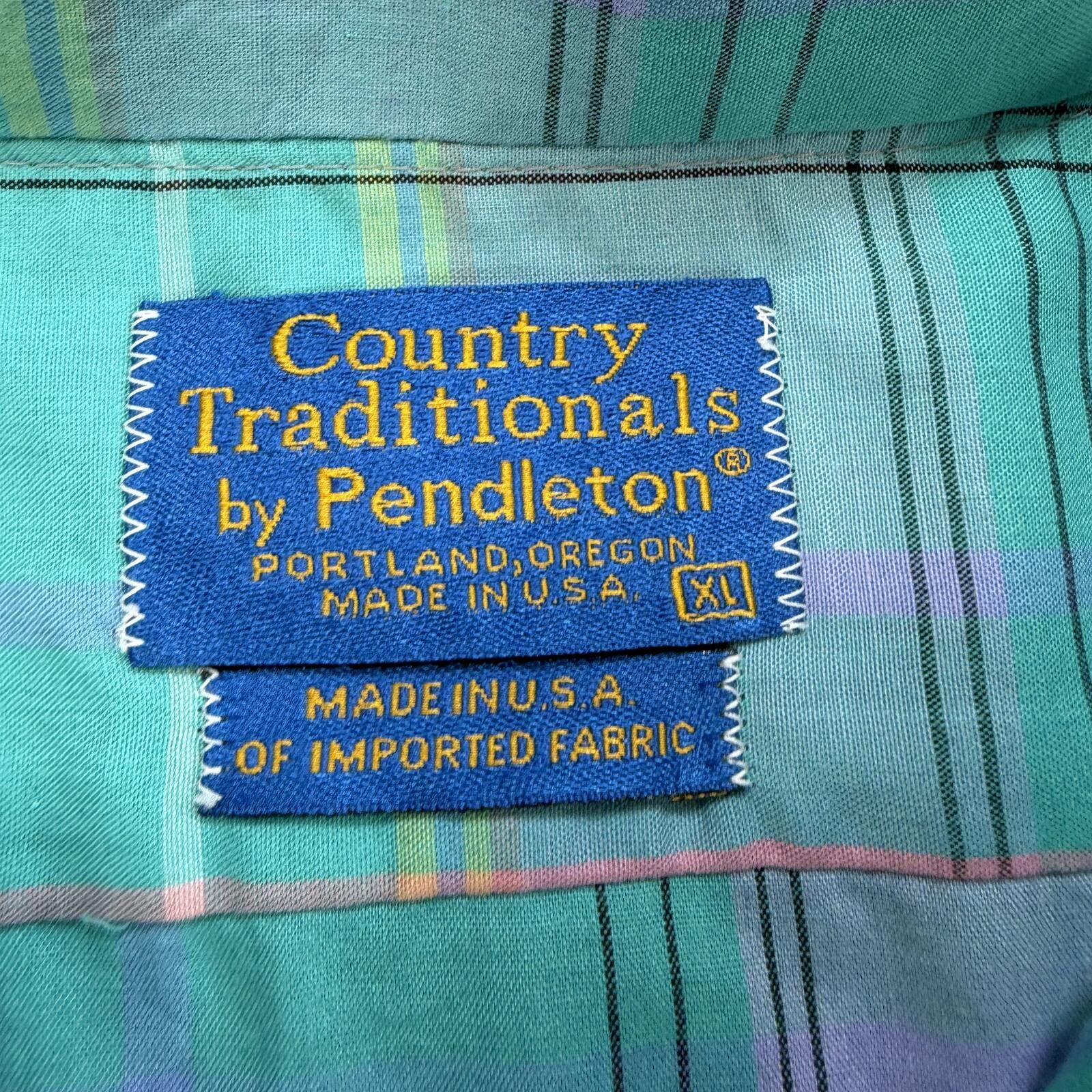 Pendleton Pendleton Country Traditionals Plaid Button Up Shirt XL Size US XL / EU 56 / 4 - 4 Thumbnail